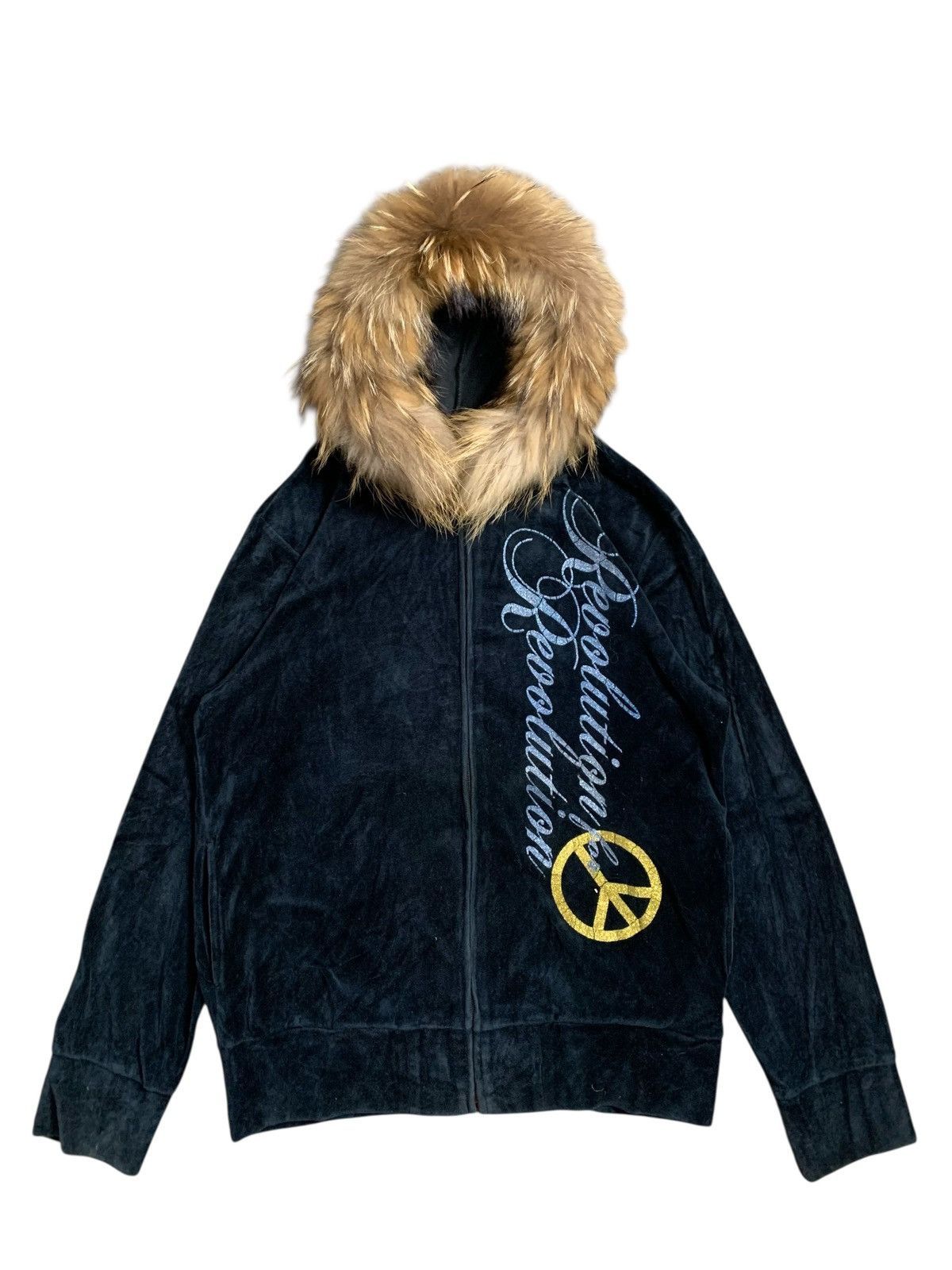 Hysteric Glamour DETECTIVE STRUCT VELVET FUR ZIP HOODIE POEM IFSIX LGB STYLE Size US L / EU 52-54 / 3 - 1 Thumbnail