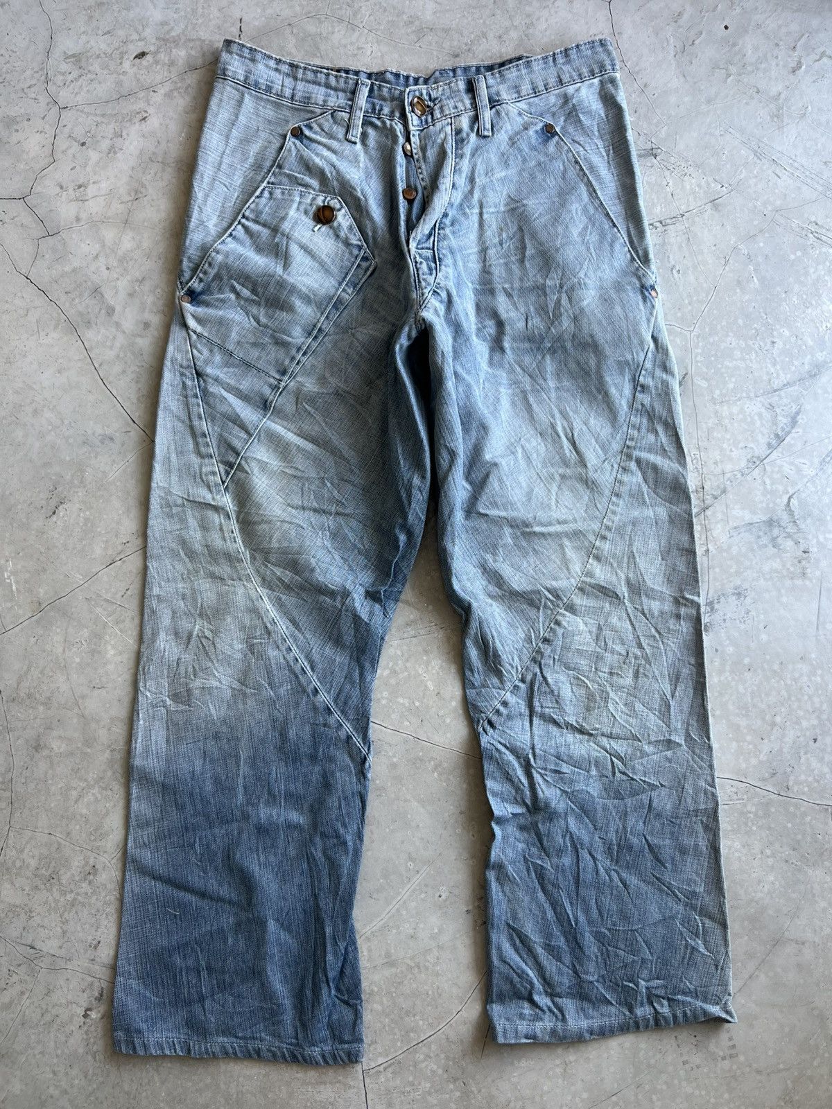 Levi's Vintage Levis Engineered Twisted Jeans Tag W32 Actual 33x29 Size US 32 / EU 48 - 1 Thumbnail