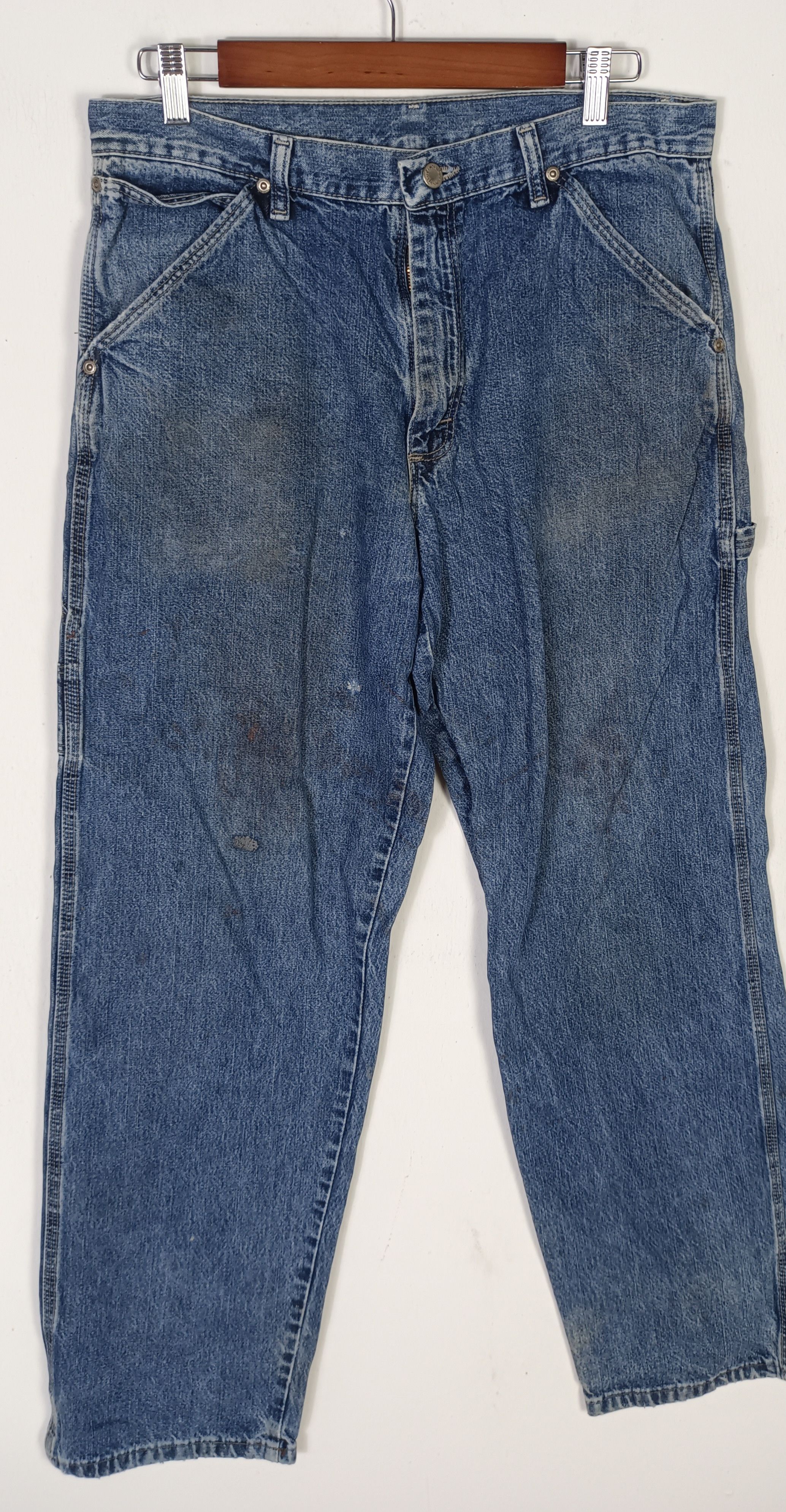 Japanese Brand × Wrangler Wrangler Carpenter Workwear Jeans Size US 32 / EU 48 - 5 Thumbnail