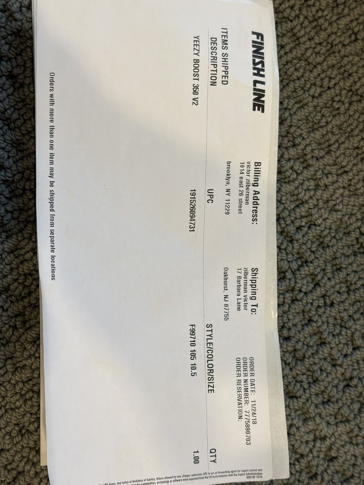 Yeezy 100% authentic with receipt. Sesame Size US 10.5 / EU 43-44 - 7 Thumbnail