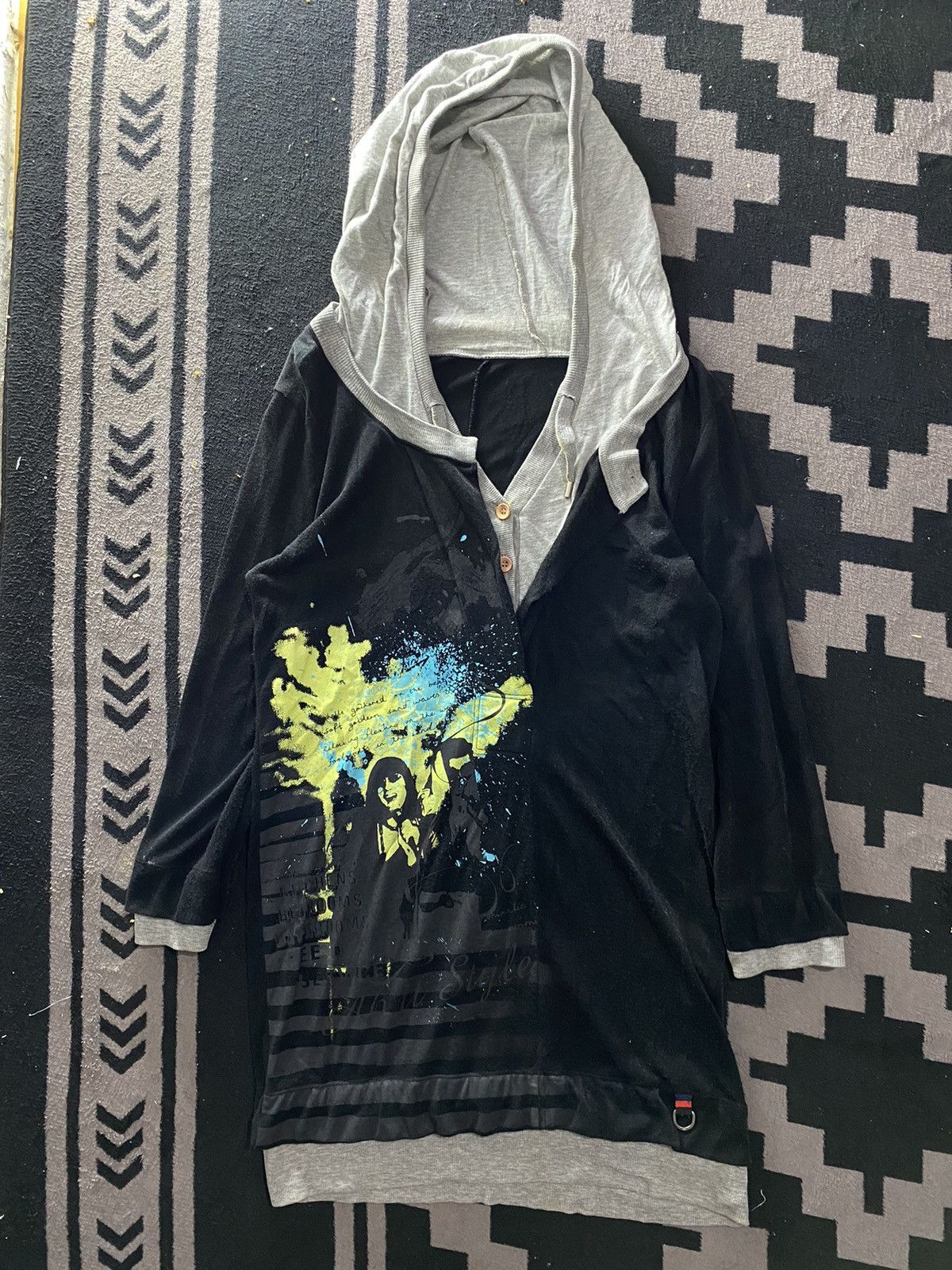 20471120 × Hysteric Glamour × Japanese Brand Japanese A6 double layers hoodie Size US M / EU 48-50 / 2 - 2 Thumbnail
