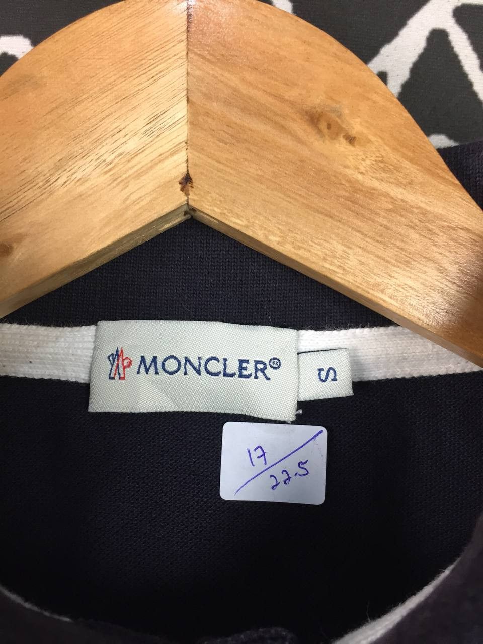 Moncler Moncler Big Logo High Fashion Luxury Polo Tee Size S / US 4 / IT 40 - 9 Thumbnail