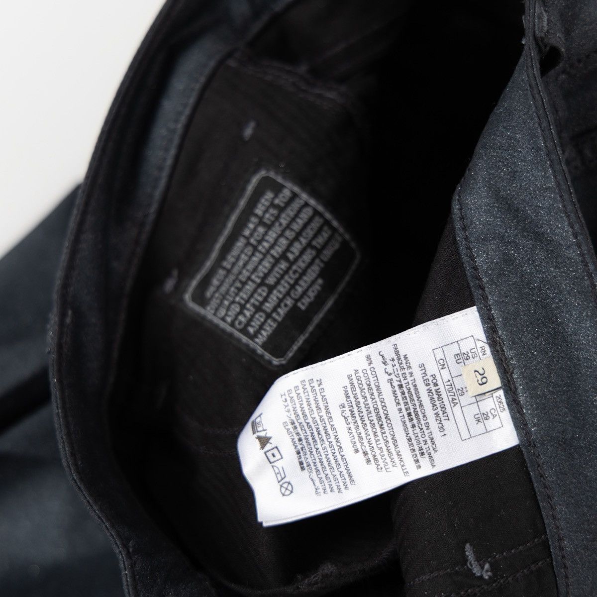 Guess Guess Beverly Skinny Black Trousers Stretch Slim Fit Pants Size 30" / US 8 / IT 44 - 6 Thumbnail