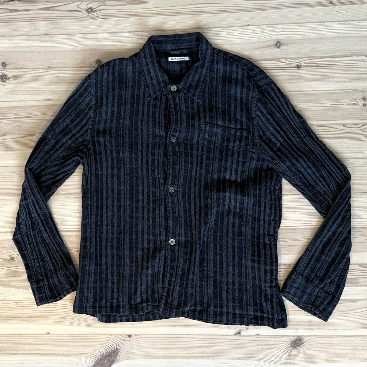 Our Legacy Box Shirt - Asphalt Grey Check | Grailed