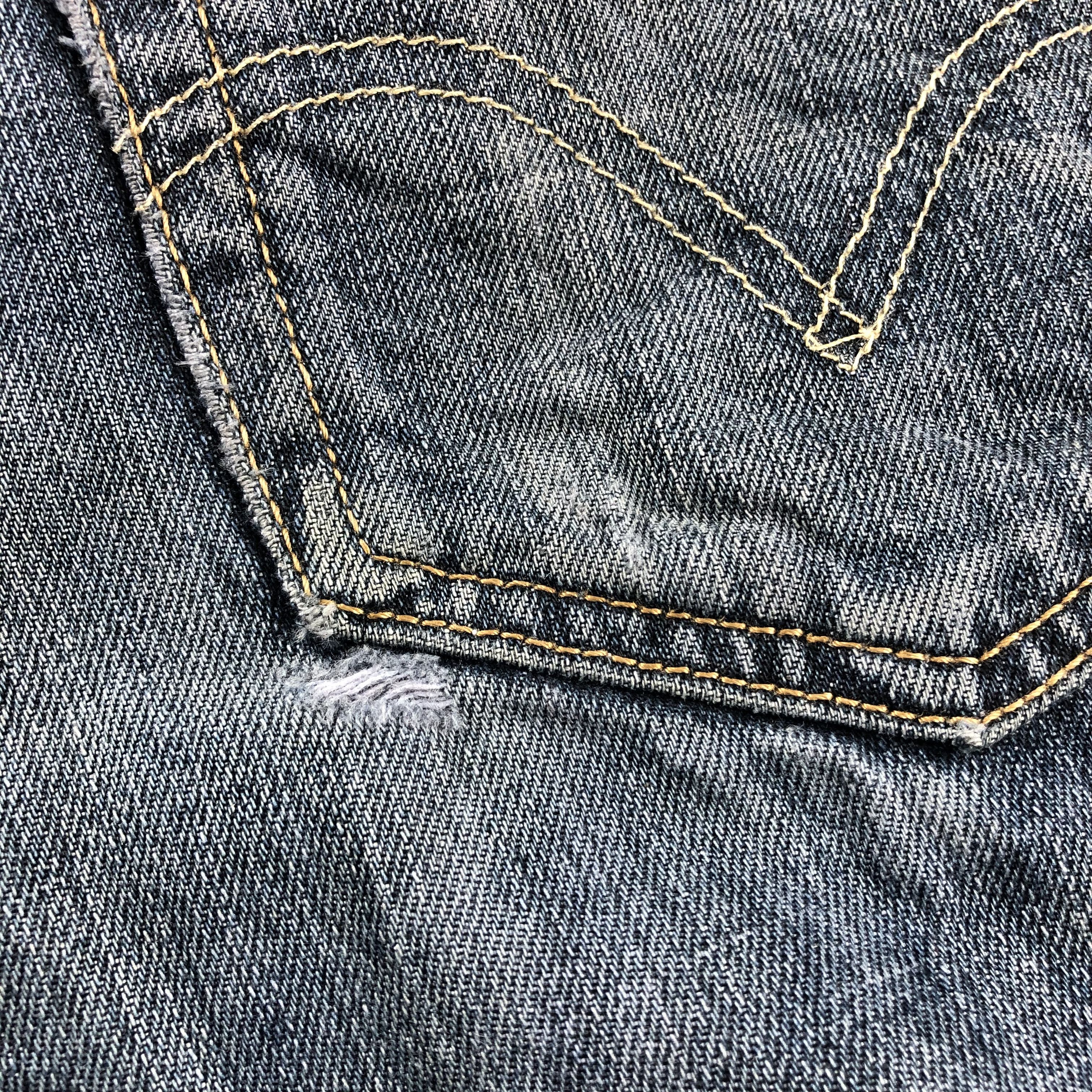 Levi's Vintage Faded Black Levis 559 Jeans-J2344 Size US 33 - 9 Thumbnail