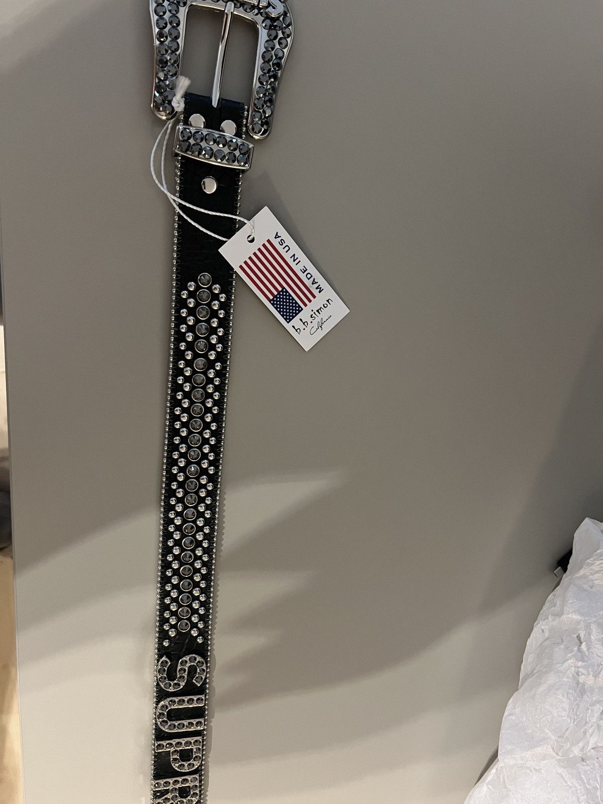 B.B. Simon × Supreme OG BB Simon x Supreme Belt BLACK Size 38 - 5 Thumbnail