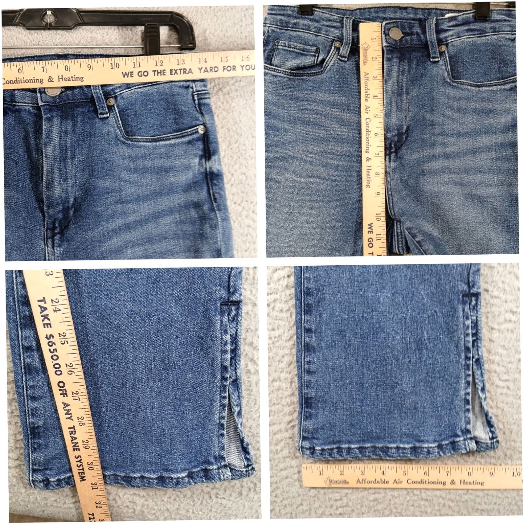 Vintage BLANKNYC x Free People The Hoyt High-Rise Mini Flare Jeans - Blue Size 27" / US 4 / IT 40 - 5 Thumbnail