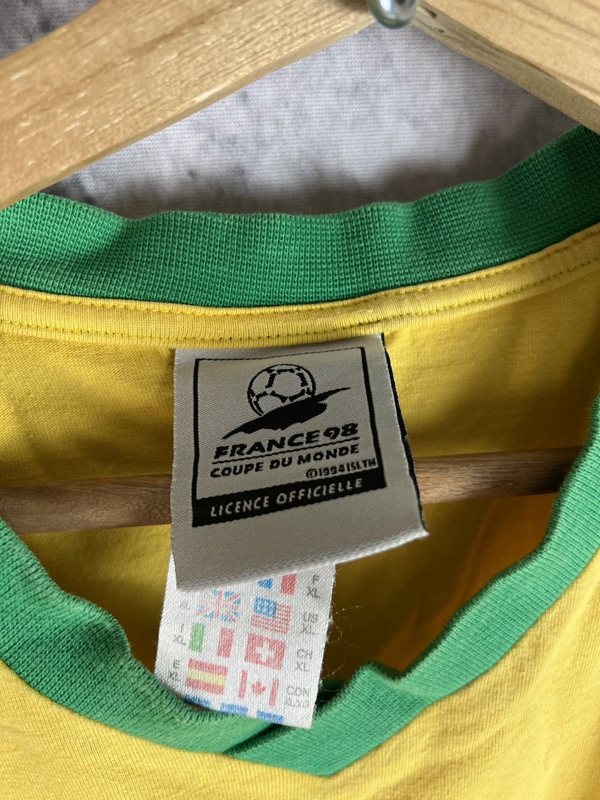 Vintage Adidas Brazil Jersey Vintage ©1994 ISL™ Size US XL / EU 56 / 4 - 3 Thumbnail