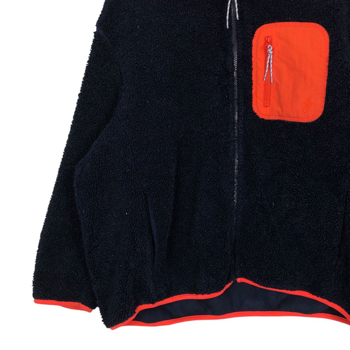 Japanese Brand 📌Vintage Fleece Bomber Zipper Jacket J.W.Anderson Size US XXL / EU 58 / 5 - 5 Thumbnail