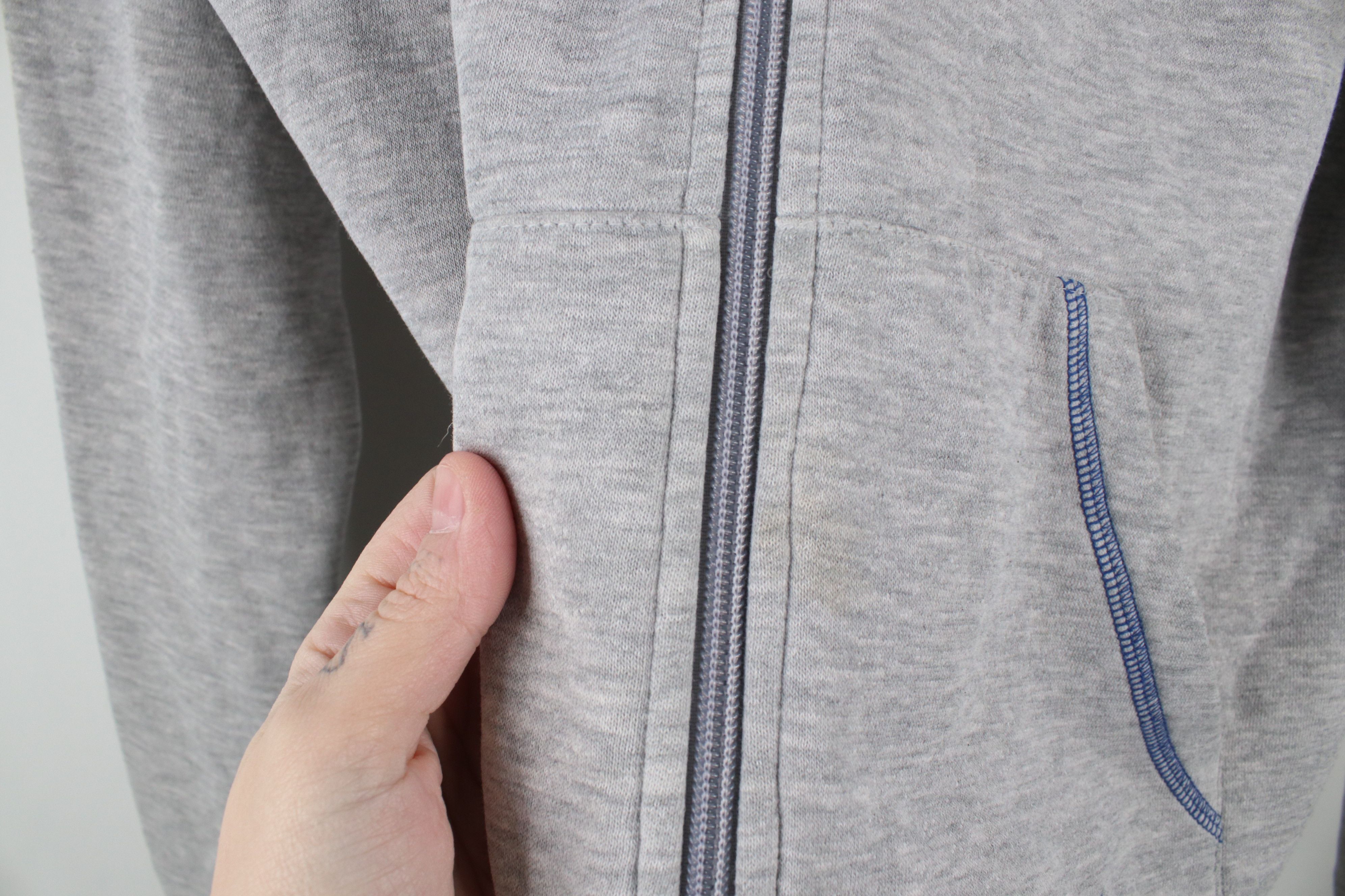 Nike × Vintage Vintage Y2K Nike Mini Swoosh Duke University Full Zip Hoodie Size XL / US 12-14 / IT 48-50 - 7 Thumbnail