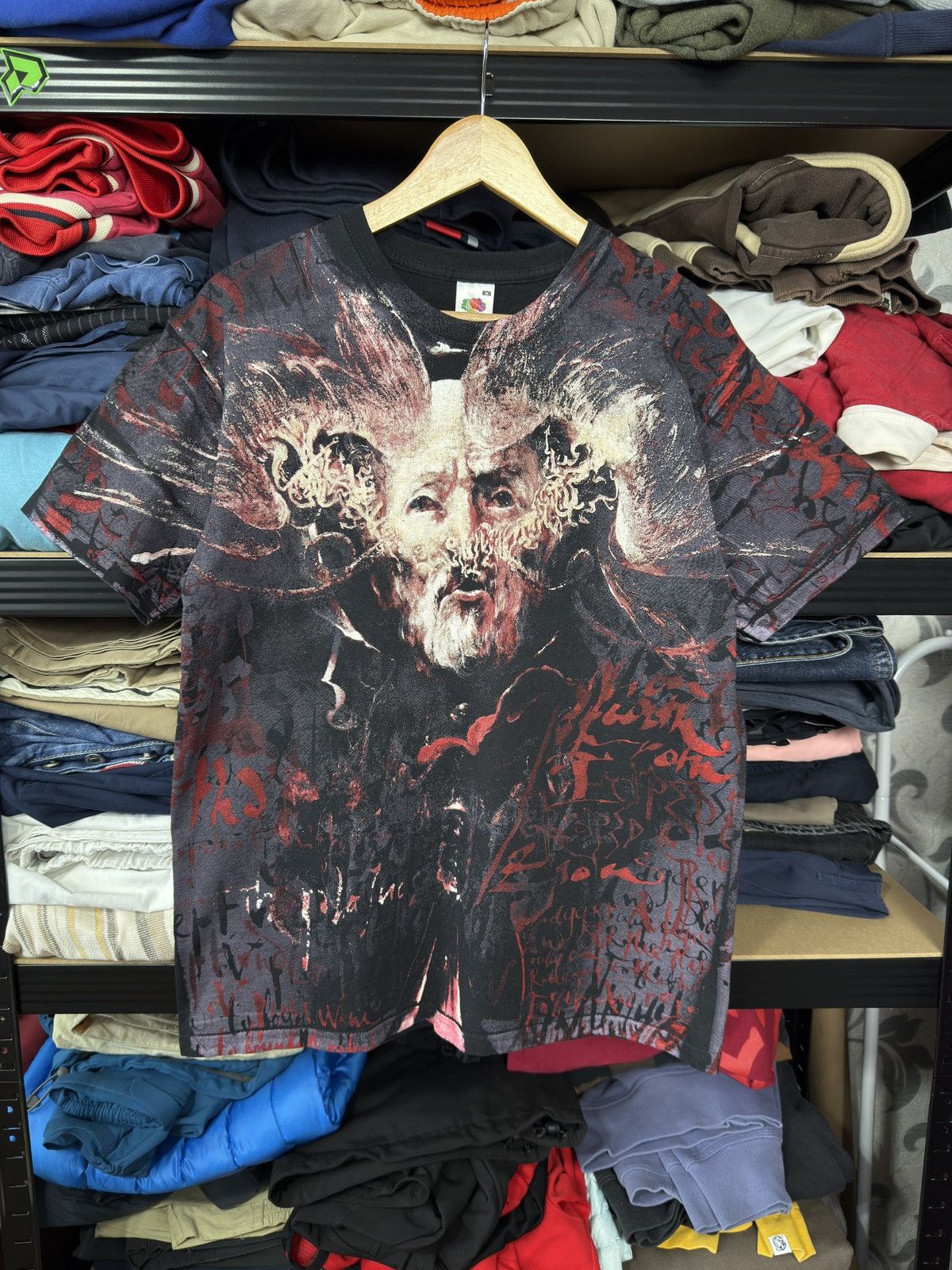 Band Tees × Vintage VINTAGE BEHEMOTH THE SATANIST ALL OVER PRINT T-SHIRT DEATH Size US M / EU 48-50 / 2 - 13 Thumbnail