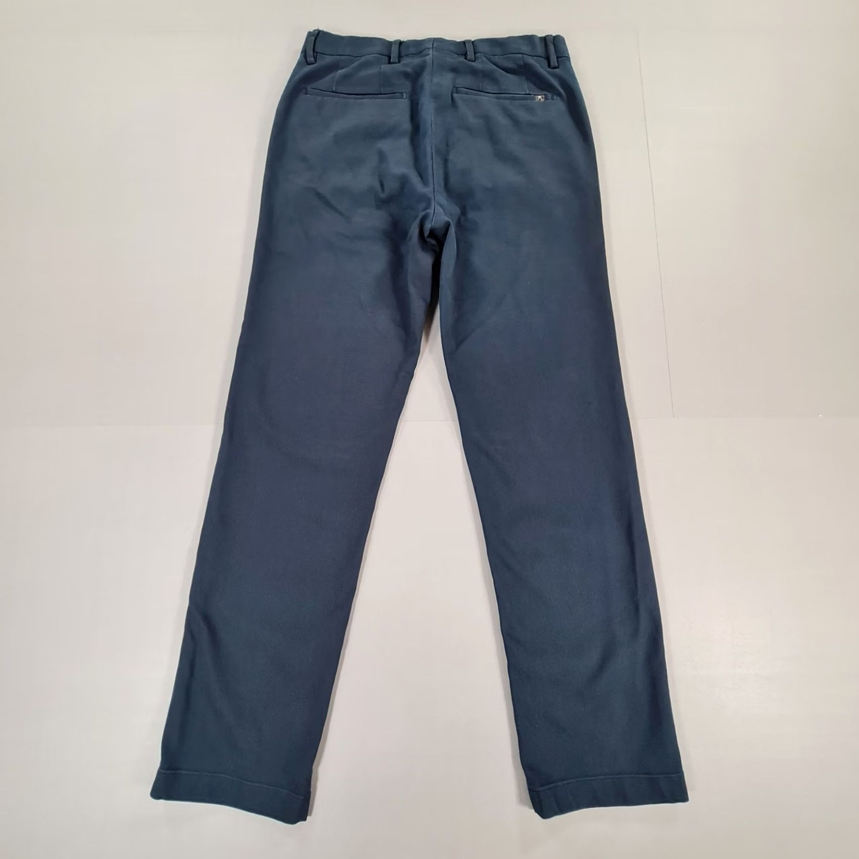 Vintage Spoke Mens Chino Trousers Navy Blue W30 L29 Build C Pants Stretch Cotton Size US 30 / EU 46 - 8 Thumbnail