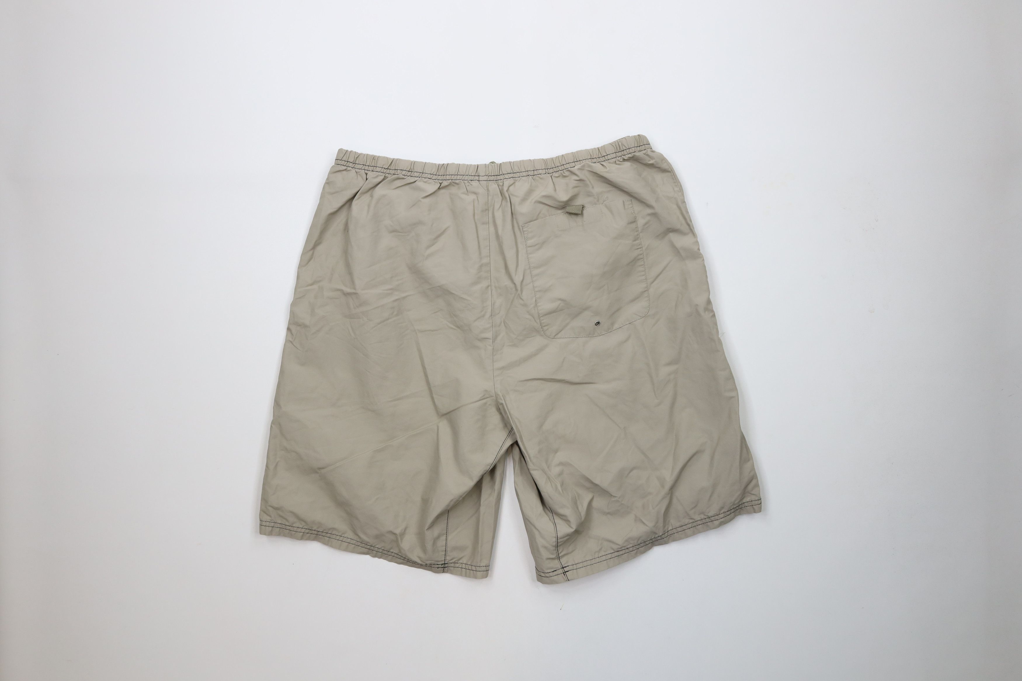 Gap × Vintage Vintage 90s Y2K Gap Above Knee Shorts Swim Trunks Beige Size US 34 / EU 50 - 8 Thumbnail