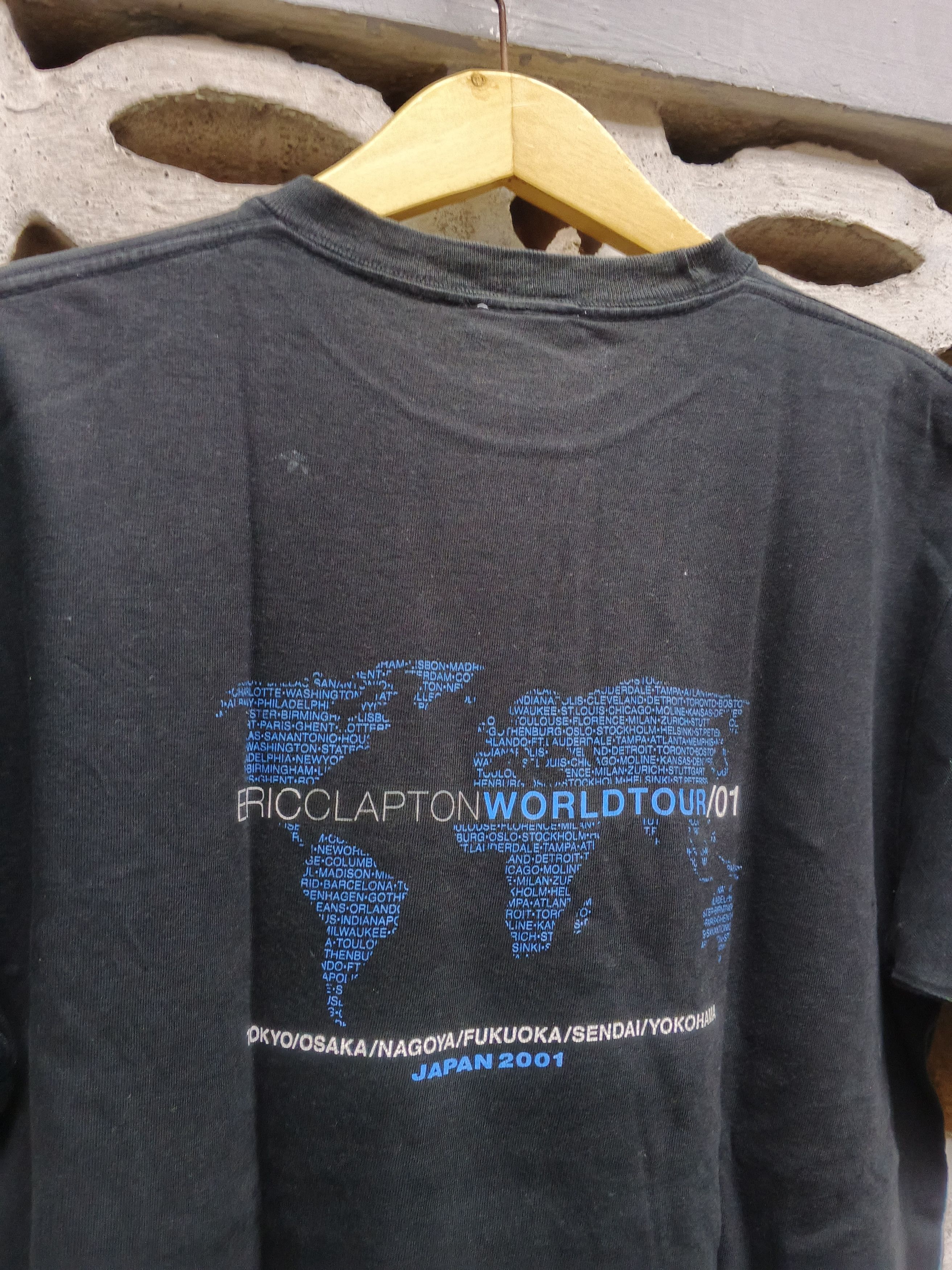 Band Tees × Vintage 2001 Eric Clapton World tour Size US L / EU 52-54 / 3 - 4 Thumbnail
