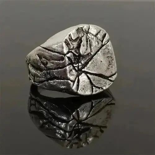 Jewelry Vintage Silver Scandinavian Ring Size ONE SIZE - 5 Thumbnail