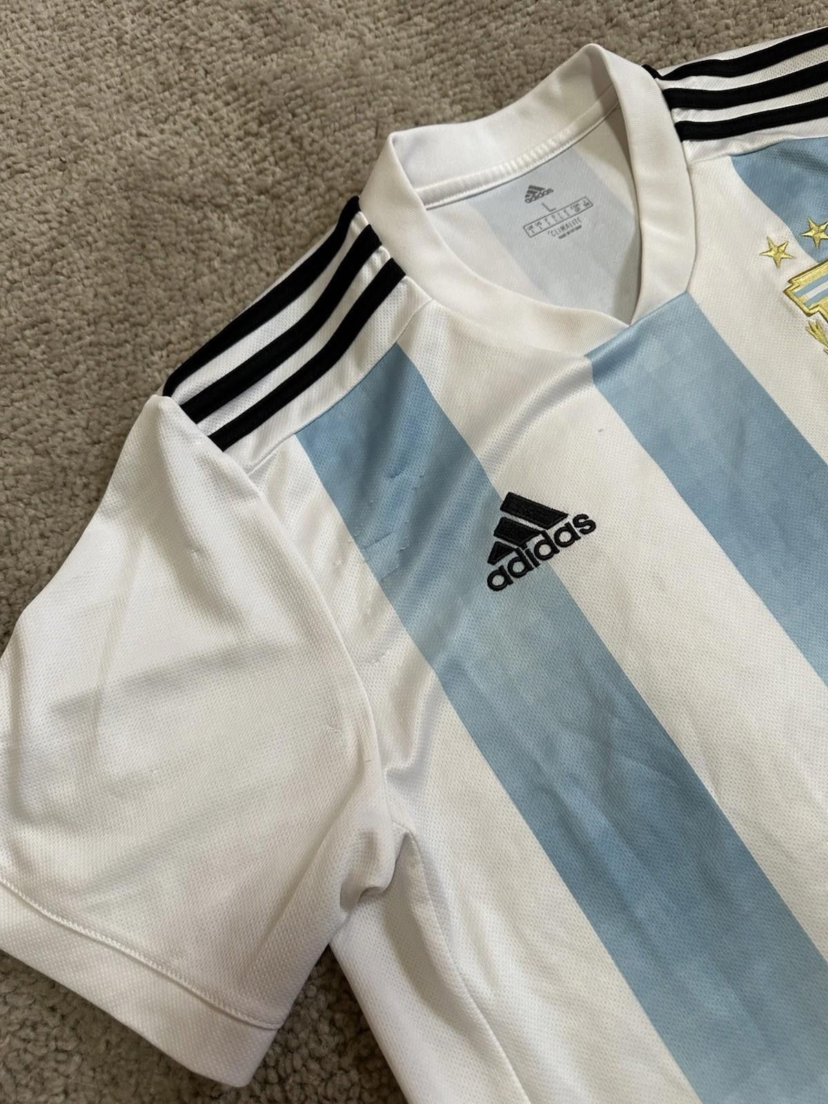 Adidas Adidas Argentina 2017/18 Football Shirt Soccer Jersey S Size US L / EU 52-54 / 3 - 5 Thumbnail