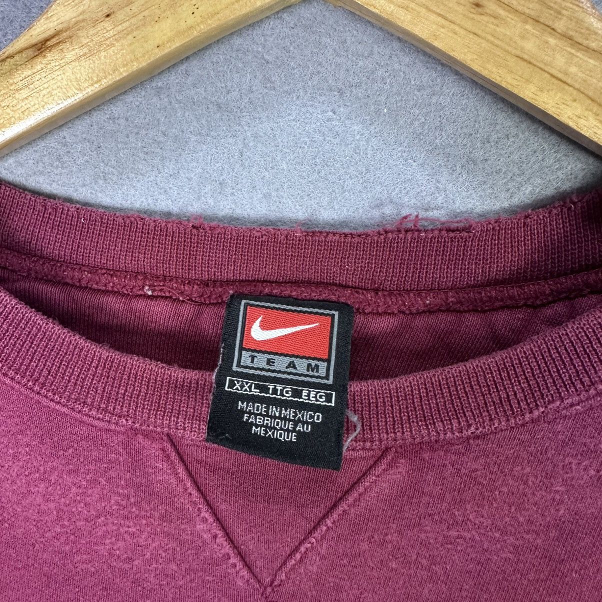 Nike Vintage Nike Mini Swoosh Distressed Sweatshirt Size US XXL / EU 58 / 5 - 3 Thumbnail
