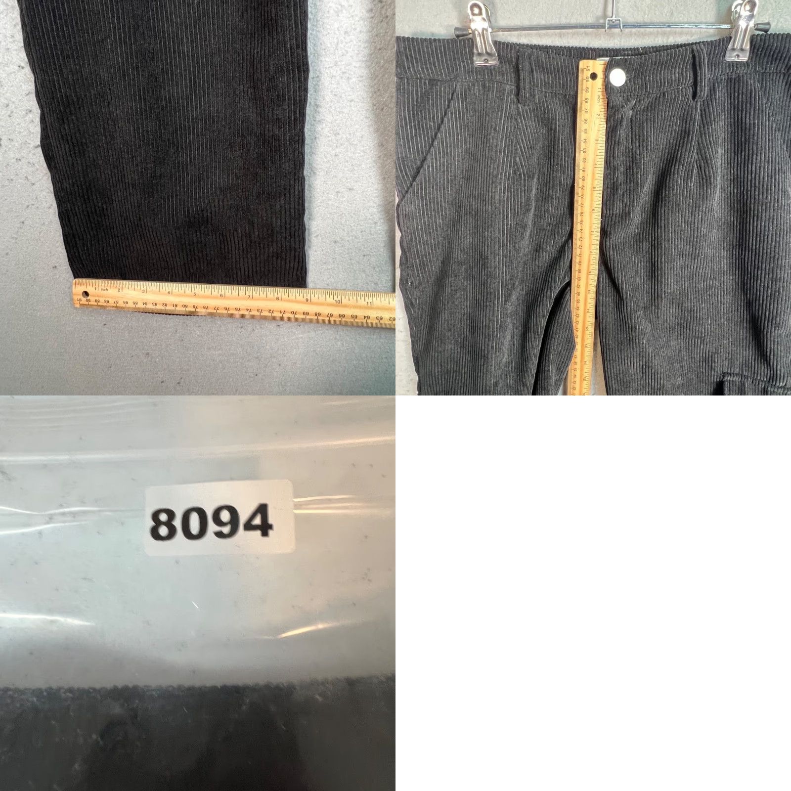 superdown Superdown Black Corduroy Cargo Pants Medium Womens Wide-Leg Pants Size 32" / US 10 / IT 46 - 8 Thumbnail