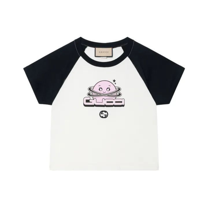Gucci Gucci Cartoon Print Short Sleeve T-Shirt-2507 Size L / US 10 / IT 46 - 1 Thumbnail