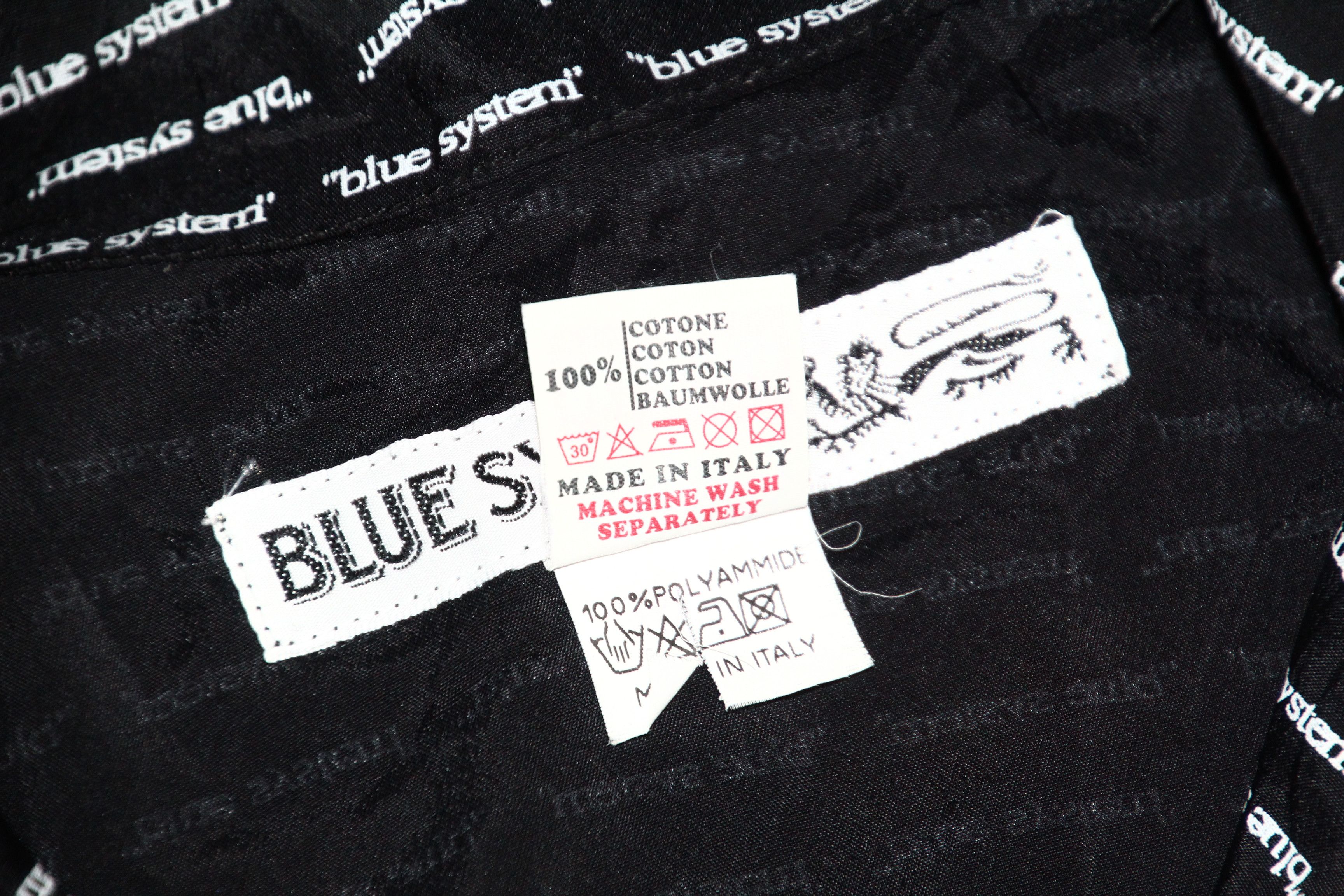 Japanese Brand RARE💥Jet Set x Blue System Monogram Logo Nylon Shirt Size M / US 6-8 / IT 42-44 - 6 Thumbnail