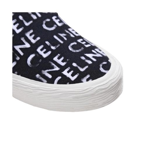Celine o1bcso1str1225 346932355C Low-Top Sneakers Black/Optic White Size US 8 / EU 41 - 3 Thumbnail