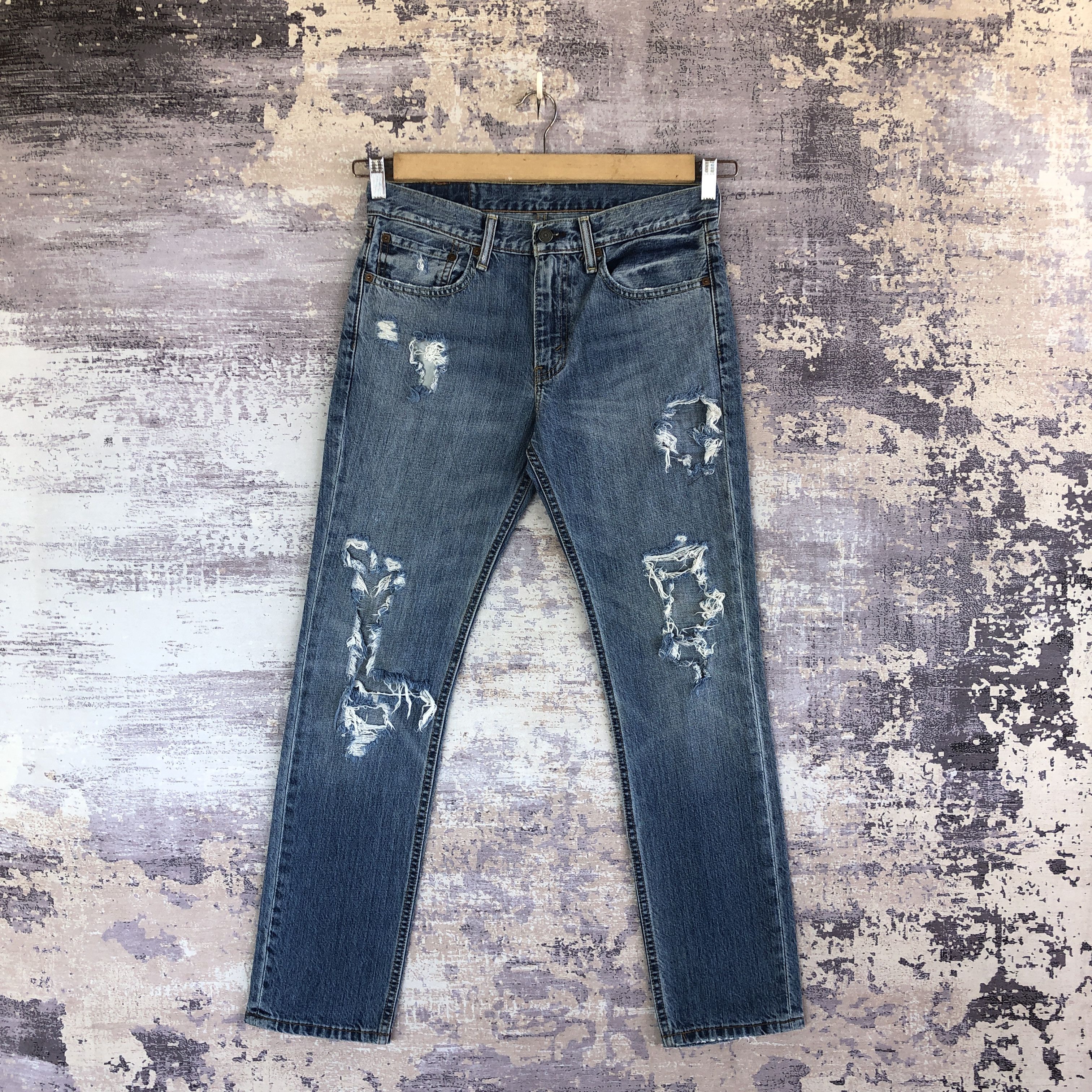 Levi's Vintage Levis 511 Distressed Jeans Levi's Skinny Denim Size US 30 / EU 46 - 1 Thumbnail