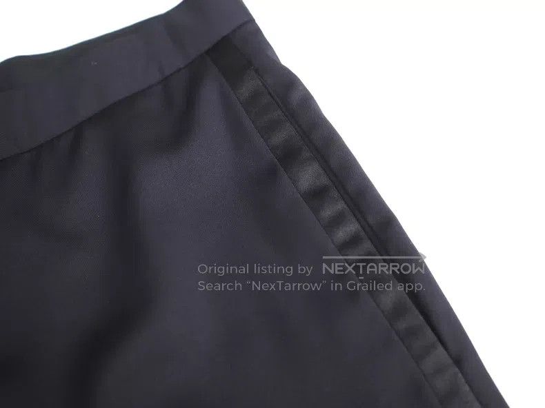 Dior Dior Navy Blue Side Stripe Wool Dress Pants Size US 40 / EU 56 - 4 Thumbnail