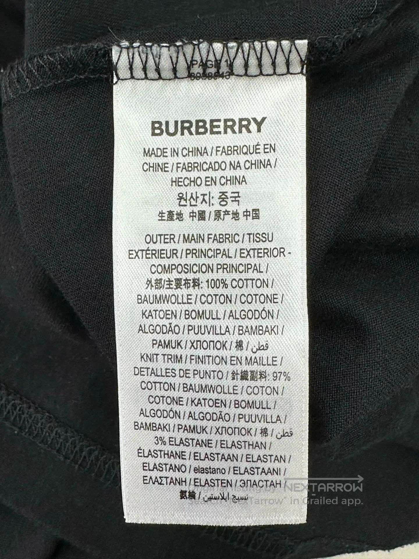 Burberry Burberry Black 3D Logo Printed Short Sleeve| Size US XS / EU 42 / 0 - 4 Thumbnail