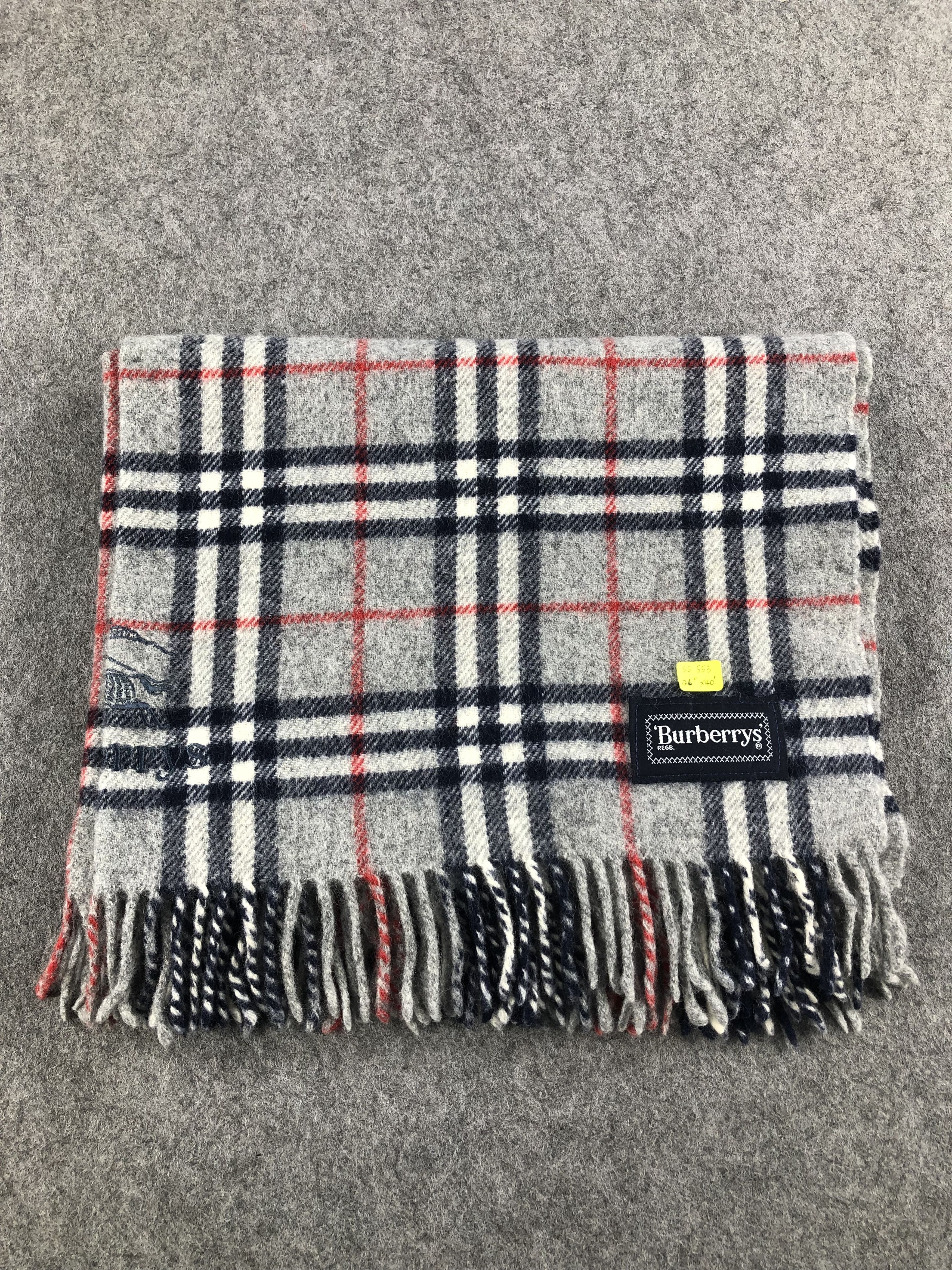 Burberry Burberry Lambswool Scarf / Muffler / Neckwear Size ONE SIZE - 6 Thumbnail