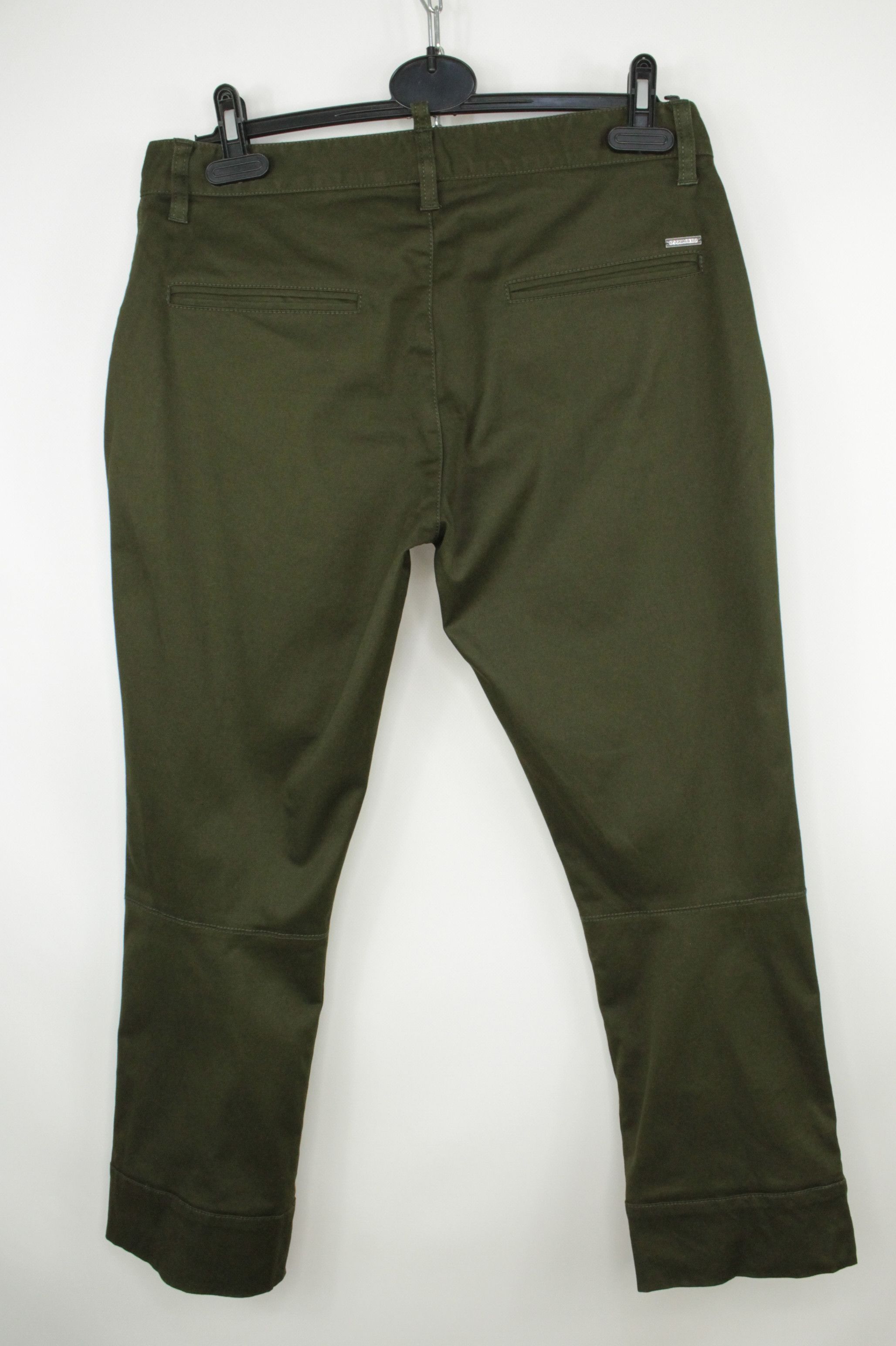 Dsquared2 Dsquared2 Twill Stretch Cotton Cropped Chino Pants Women's Size 27" / US 4 / IT 40 - 5 Thumbnail