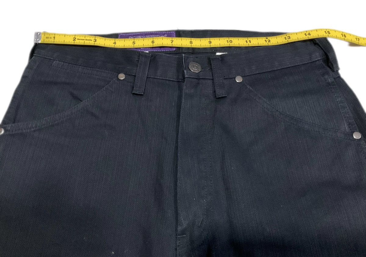 Japanese Brand × Needles × Nepenthes 🔥Archived Nepenthes Waxed Black Denim Size US 30 / EU 46 - 12 Thumbnail