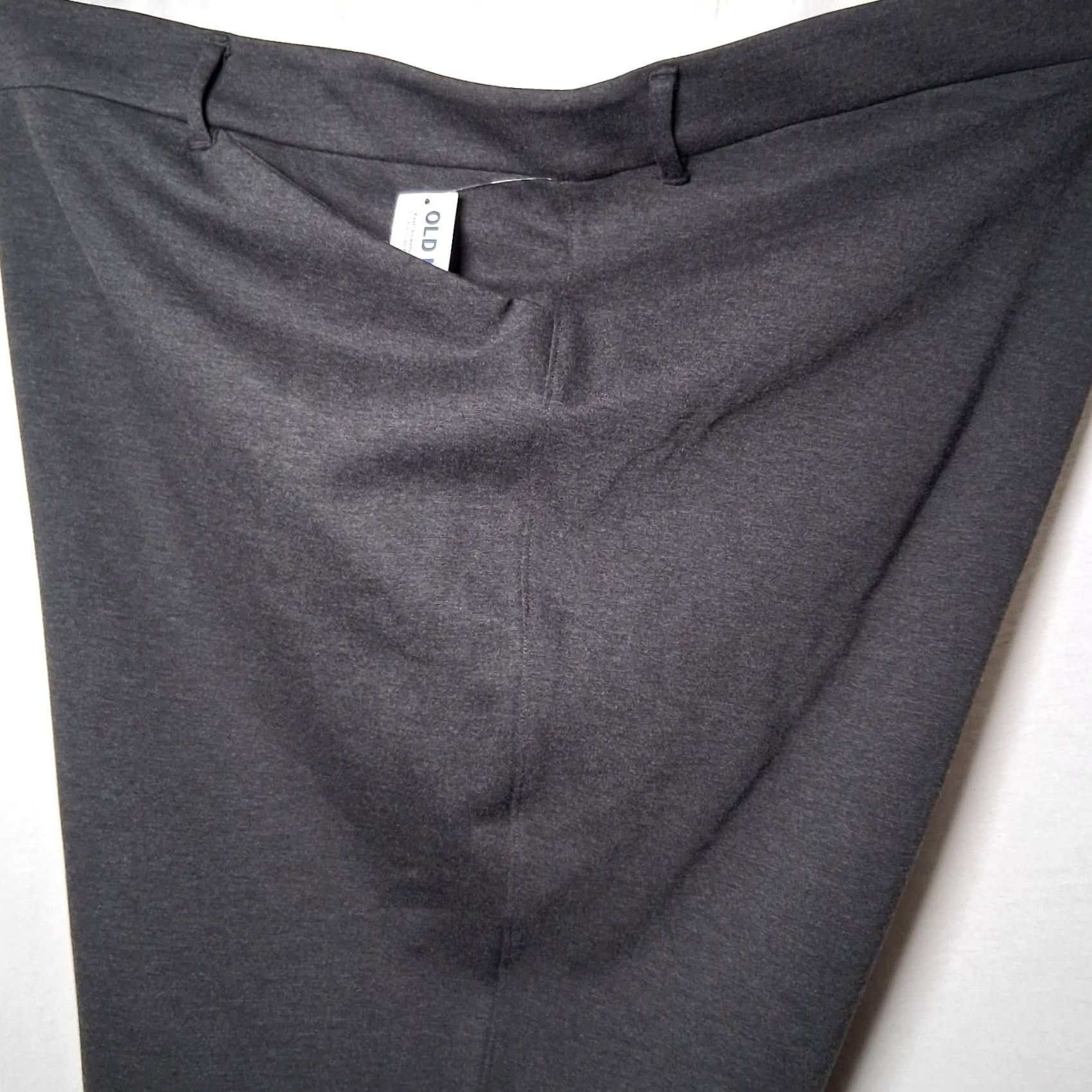 Old Navy Old Navy Flare Trouser Pants Plus Size 26 Heather Gray Stretch Ponte Knit Regular Womens Pants Flared Office Gray 26" Inseam Size 26" / US 2 / IT 38 - 4 Thumbnail