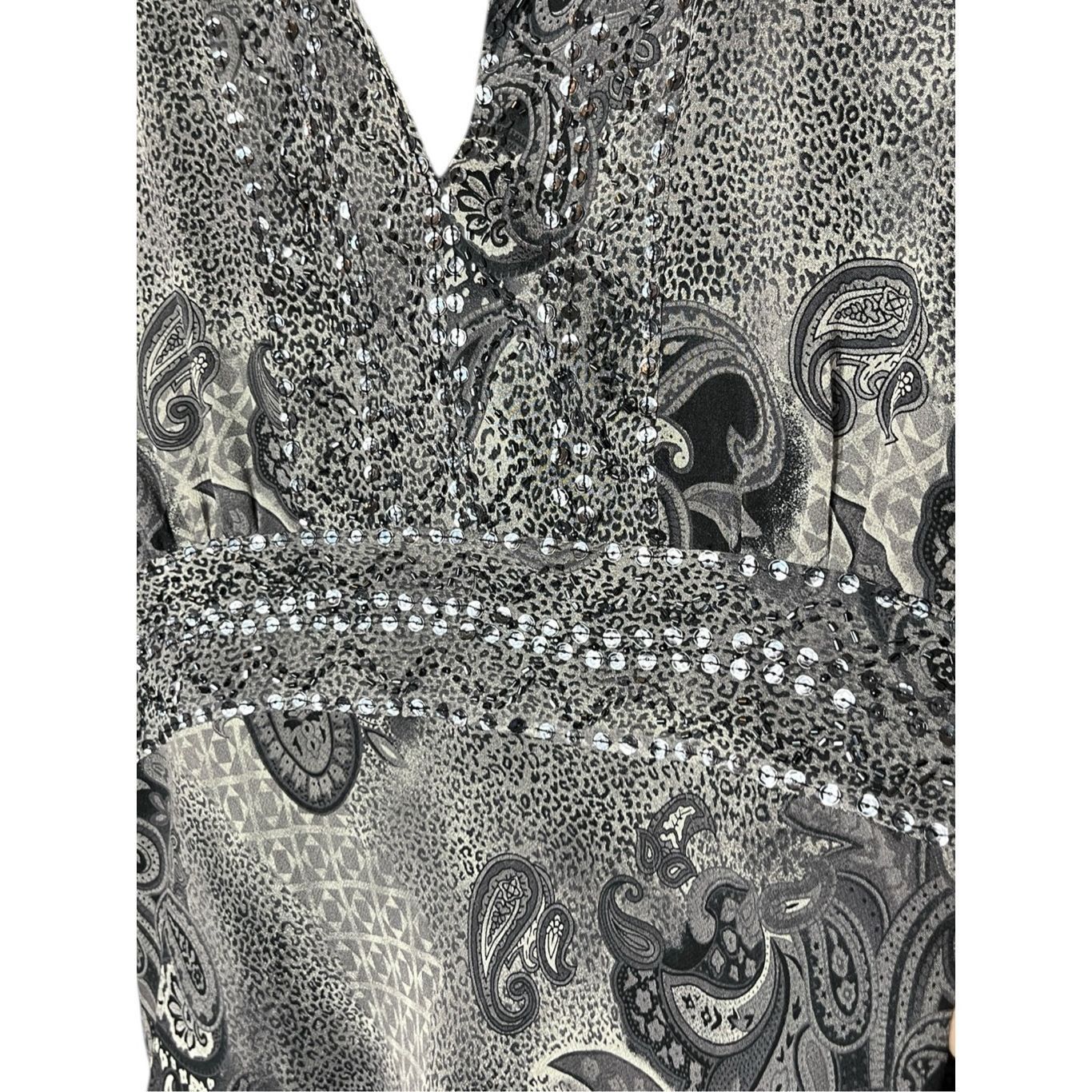 Other Vintage New York City Design Co Silk Paisley Long Sleeve Blo Size S / US 4 / IT 40 - 6 Thumbnail