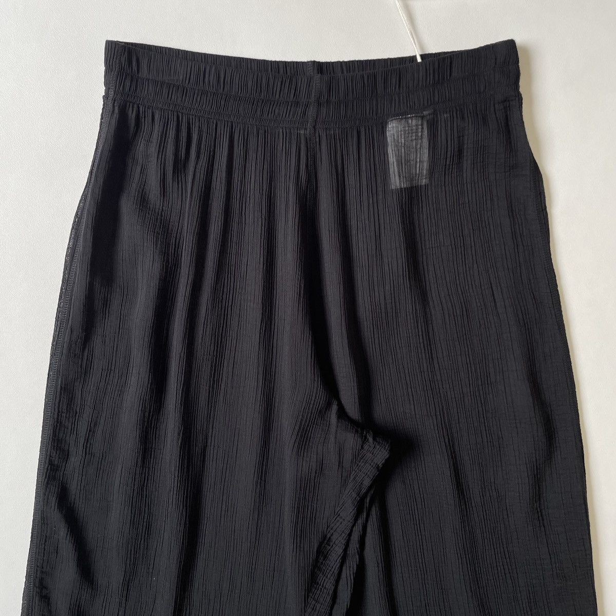 Our Legacy Black Hemp Loopback Crinkle Cotton Pants Size US 32 / EU 48 - 3 Thumbnail