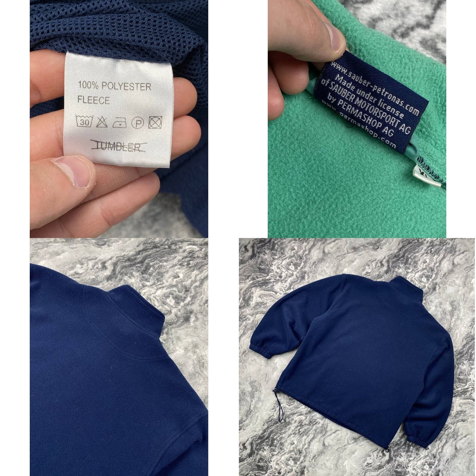 Vintage VINTAGE Red Bull Sauber Petronas Formula 1 Jacket Mens XL Blue Fleece Size US XL / EU 56 / 4 - 8 Thumbnail