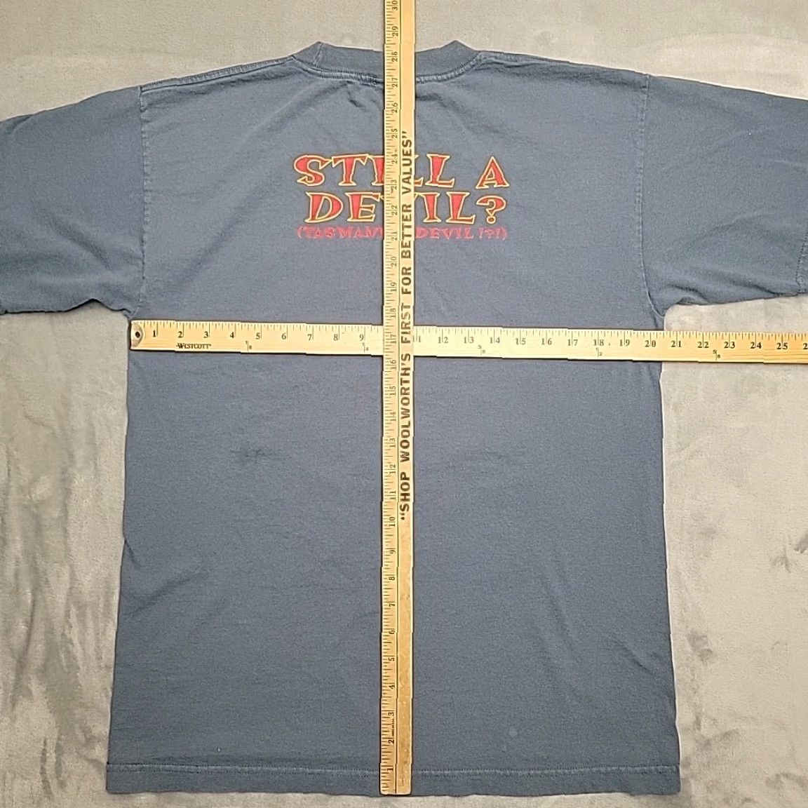 Vintage VINTAGE Looney Tunes Tee Mens L Blue Taz Devil Angel 90s Cartoon Retro 1998 Tee Mens L Blue Taz Devil Angel 90s Cartoon Retro 1998 Size US L / EU 52-54 / 3 - 8 Thumbnail
