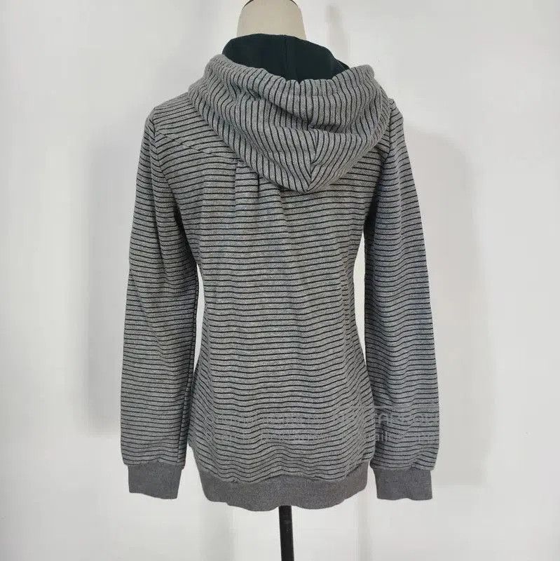 Burberry Burberry Gray Striped Cotton Blend Cardigan. Size M / US 6-8 / IT 42-44 - 4 Thumbnail