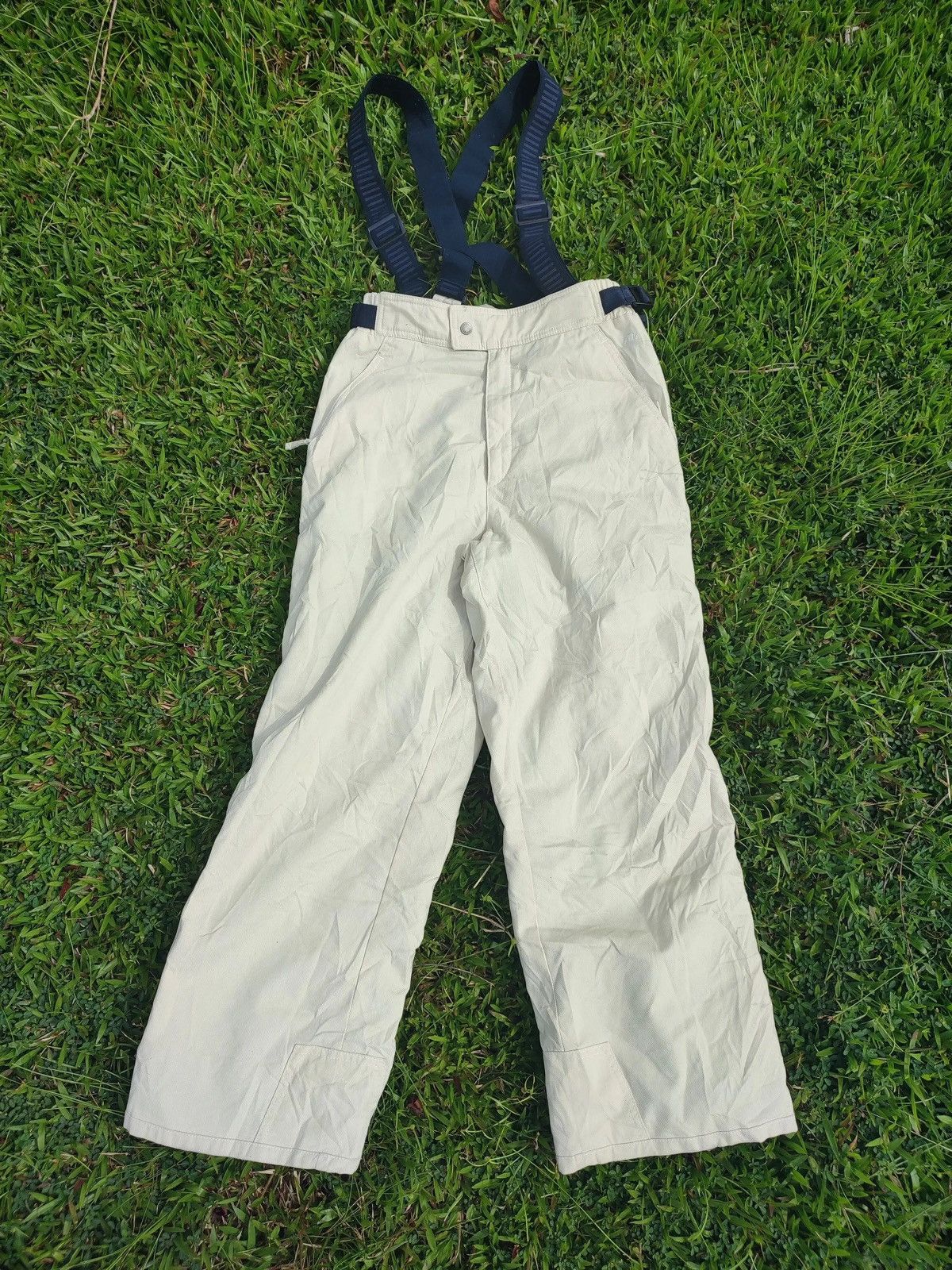 Ellesse × Vintage Ellesse Vintage Snow Pants – Ivory Insulated Ski Trousers Size US 30 / EU 46 - 1 Thumbnail
