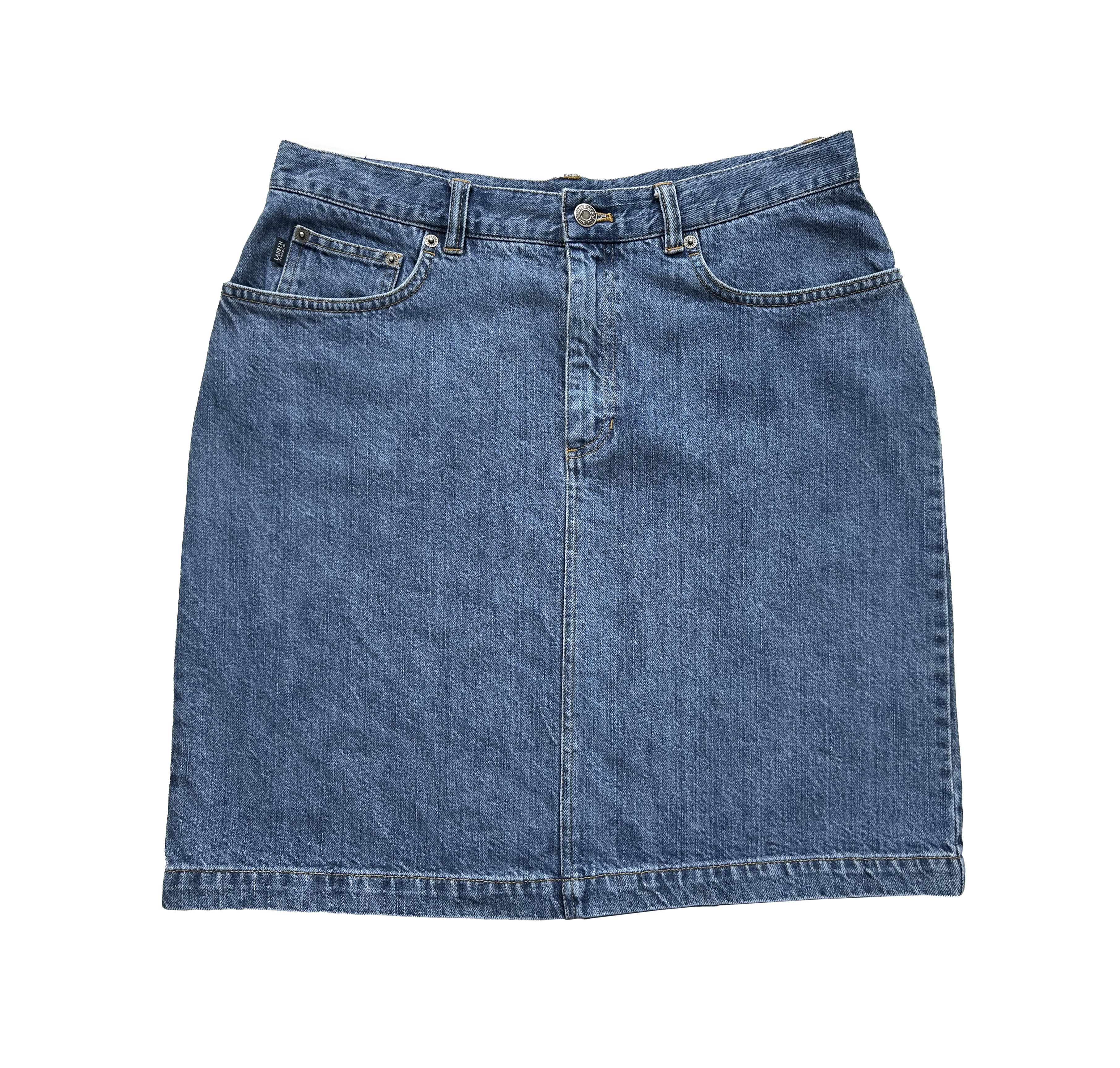 Ralph Lauren Ralph Lauren blue denim skirt Size 32" / US 10 / IT 46 - 1 Thumbnail