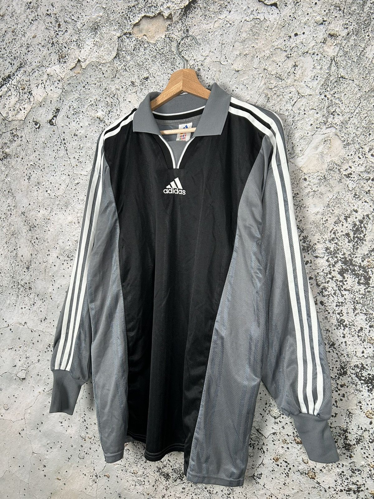 Adidas Vintage Adidas 90s Goalkeeper Soccer Jersey Football Archive Size US L / EU 52-54 / 3 - 2 Thumbnail