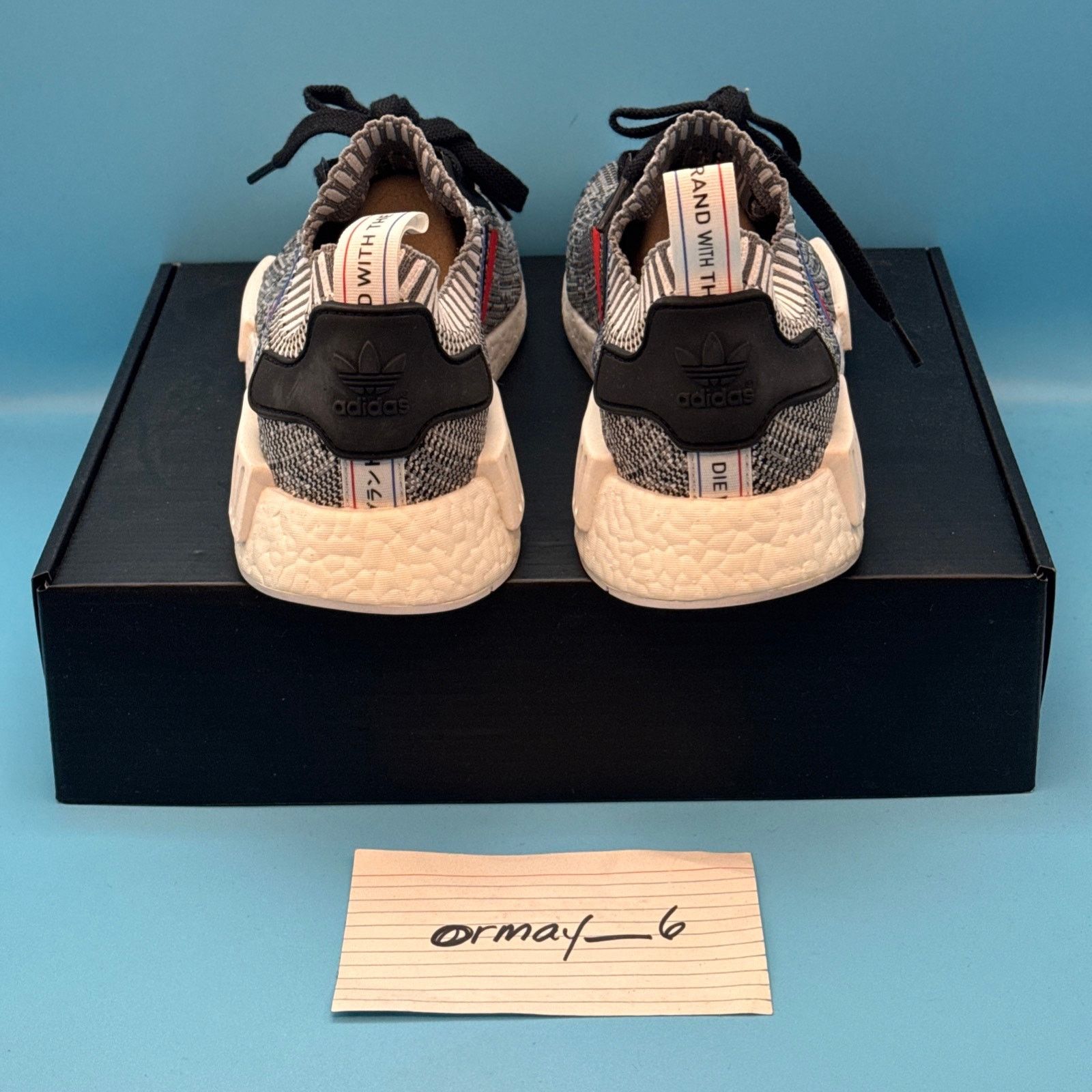 Adidas adidas NMD_R1 PK Tri Color Stripes White m8 Size US 8 / EU 41 - 5 Thumbnail