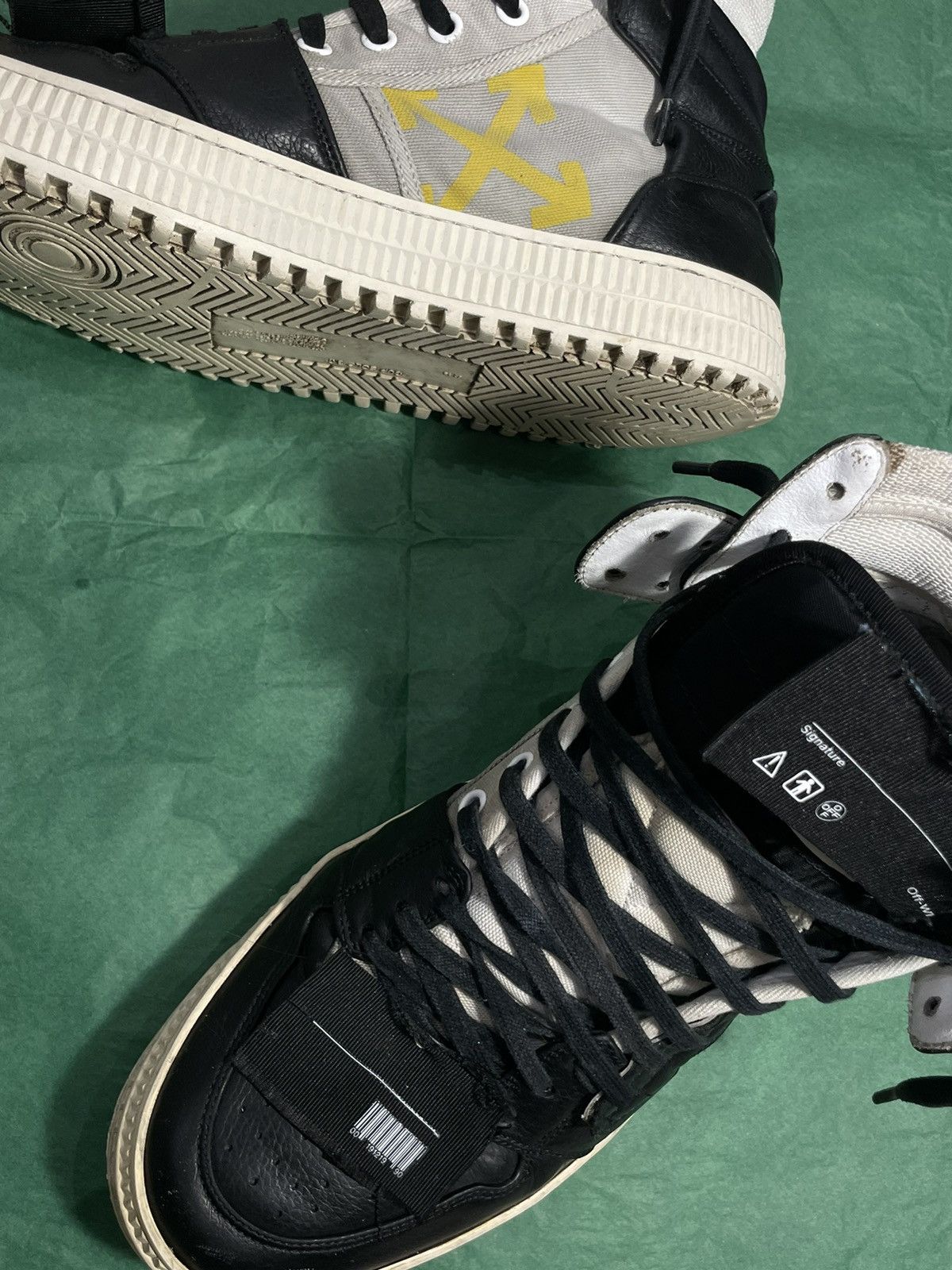 image of Off White Off-White 3.0 Shoes in Black, Men's (Size 10)