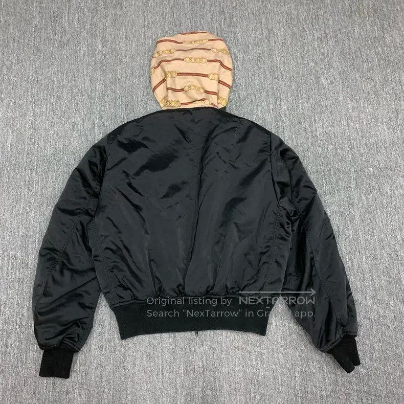 Balenciaga Balenciaga Black Scarf Flight Jacket Cotton Jacket Size US S / EU 44-46 / 1 - 2 Thumbnail