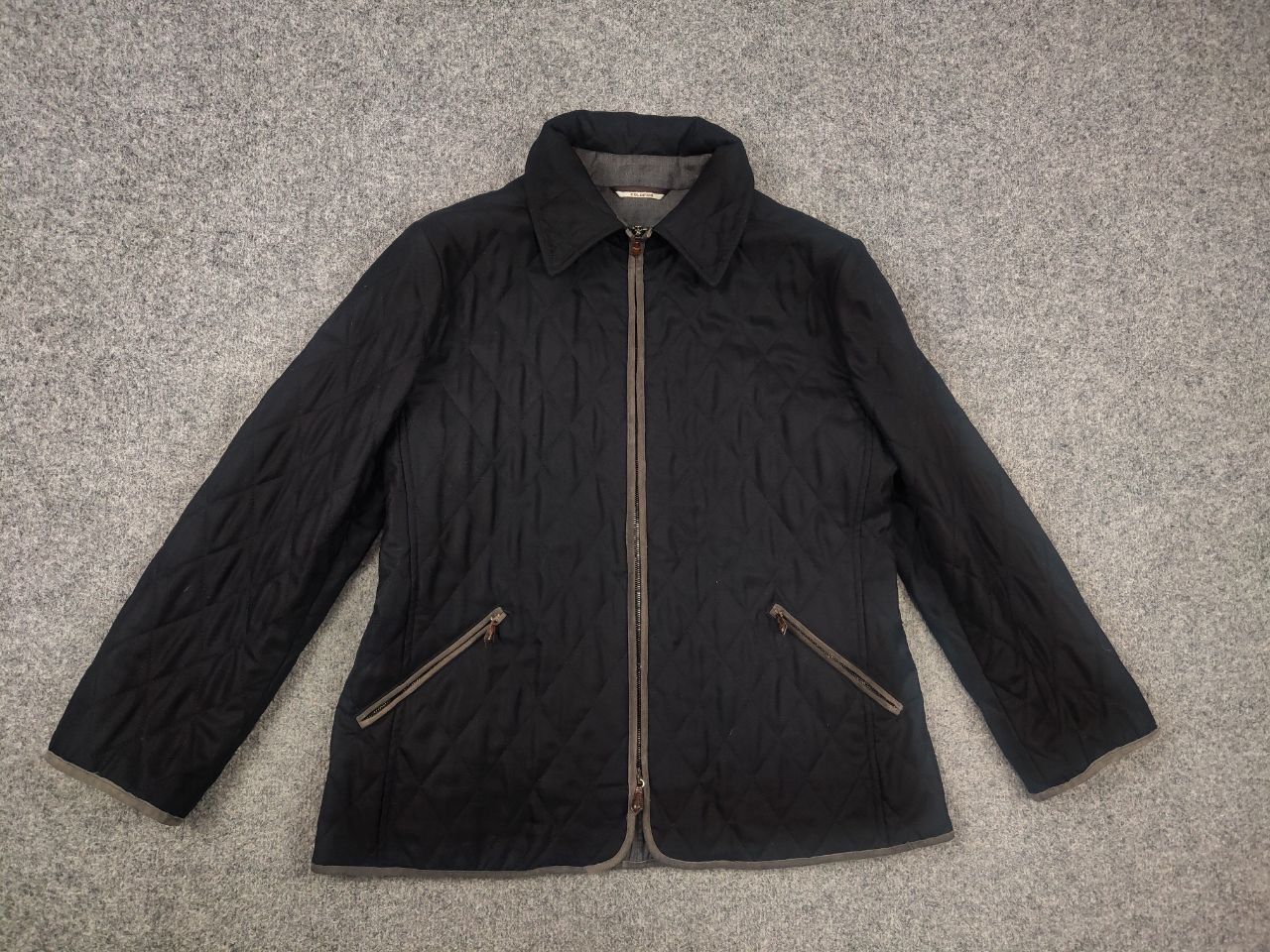 Colombo Colombo Italy Design cashmere quality Zip Black Jacket Size L / US 10 / IT 46 - 2 Thumbnail
