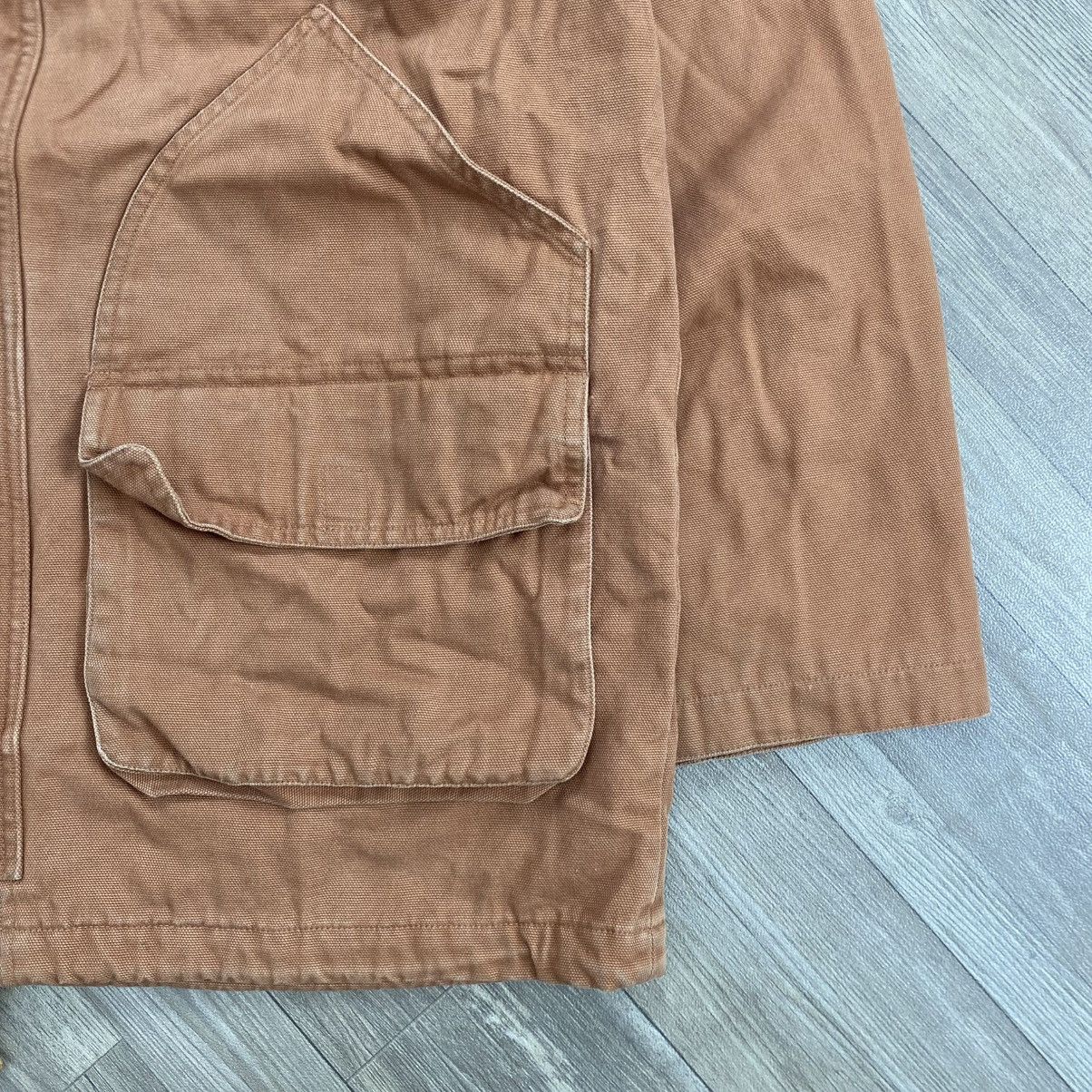 Japanese Brand Vintage Kearney House Quilted Work Jacket Canvas Rust Brown Size US L / EU 52-54 / 3 - 7 Thumbnail