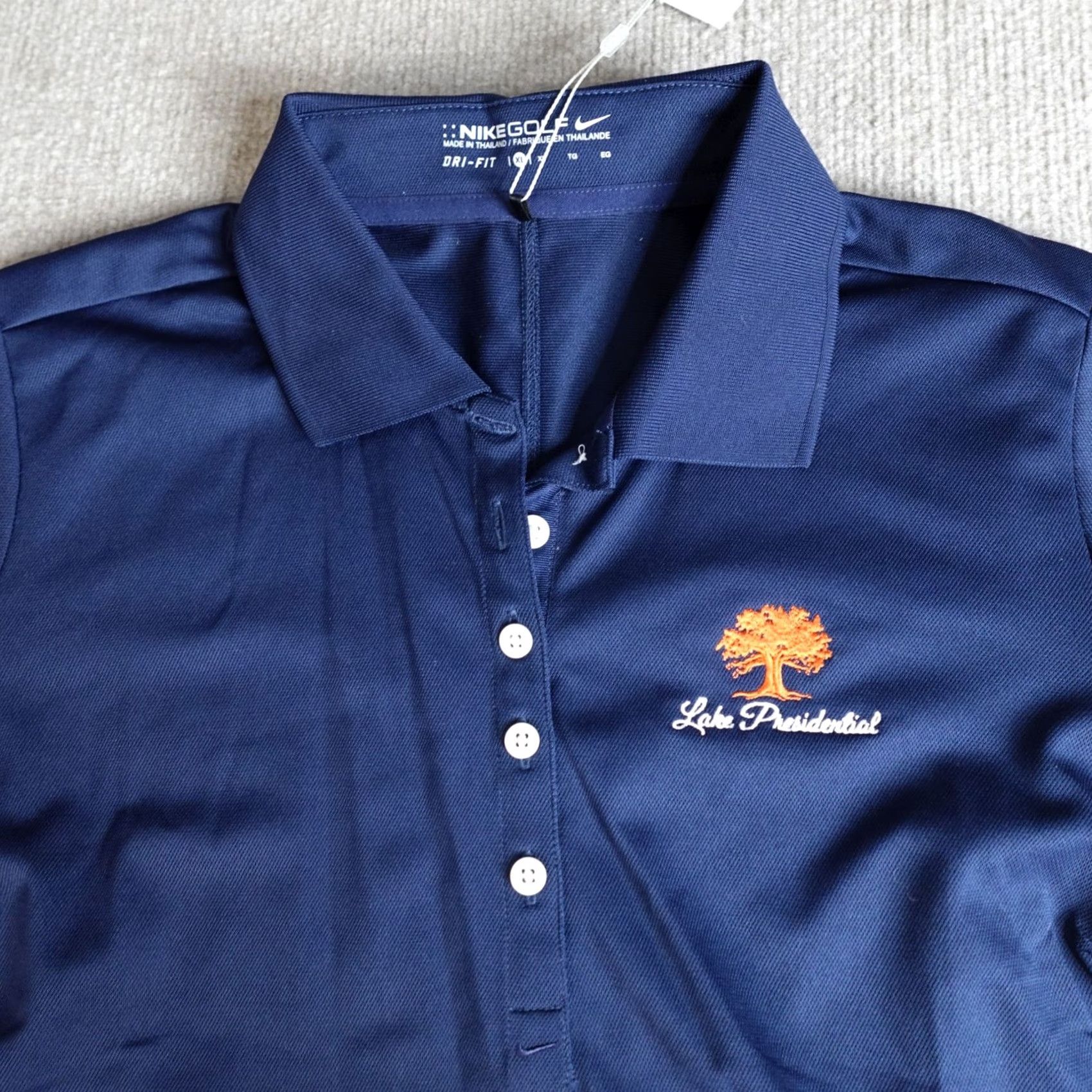 Nike Nike Womens Polo Shirt XL Blue Lake Embroidered NEW 394665-419 Polo Womens XL Blue Embroidered Nike Shirt Size XL / US 12-14 / IT 48-50 - 2 Thumbnail