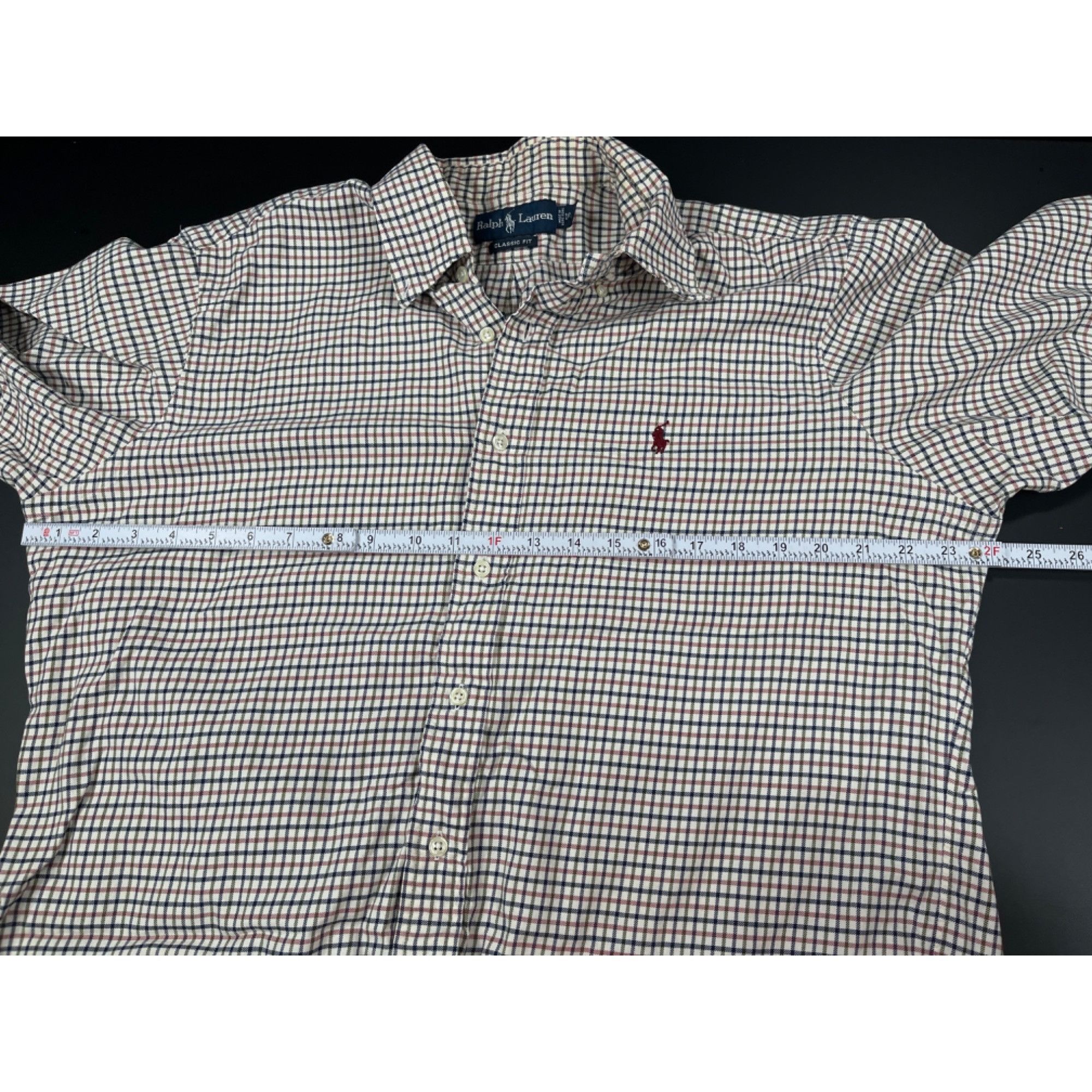 Ralph Lauren Ralph Lauren SKU 514 Mens Plaid Long Sleeve Button Up Shirt Size US L / EU 52-54 / 3 - 4 Thumbnail