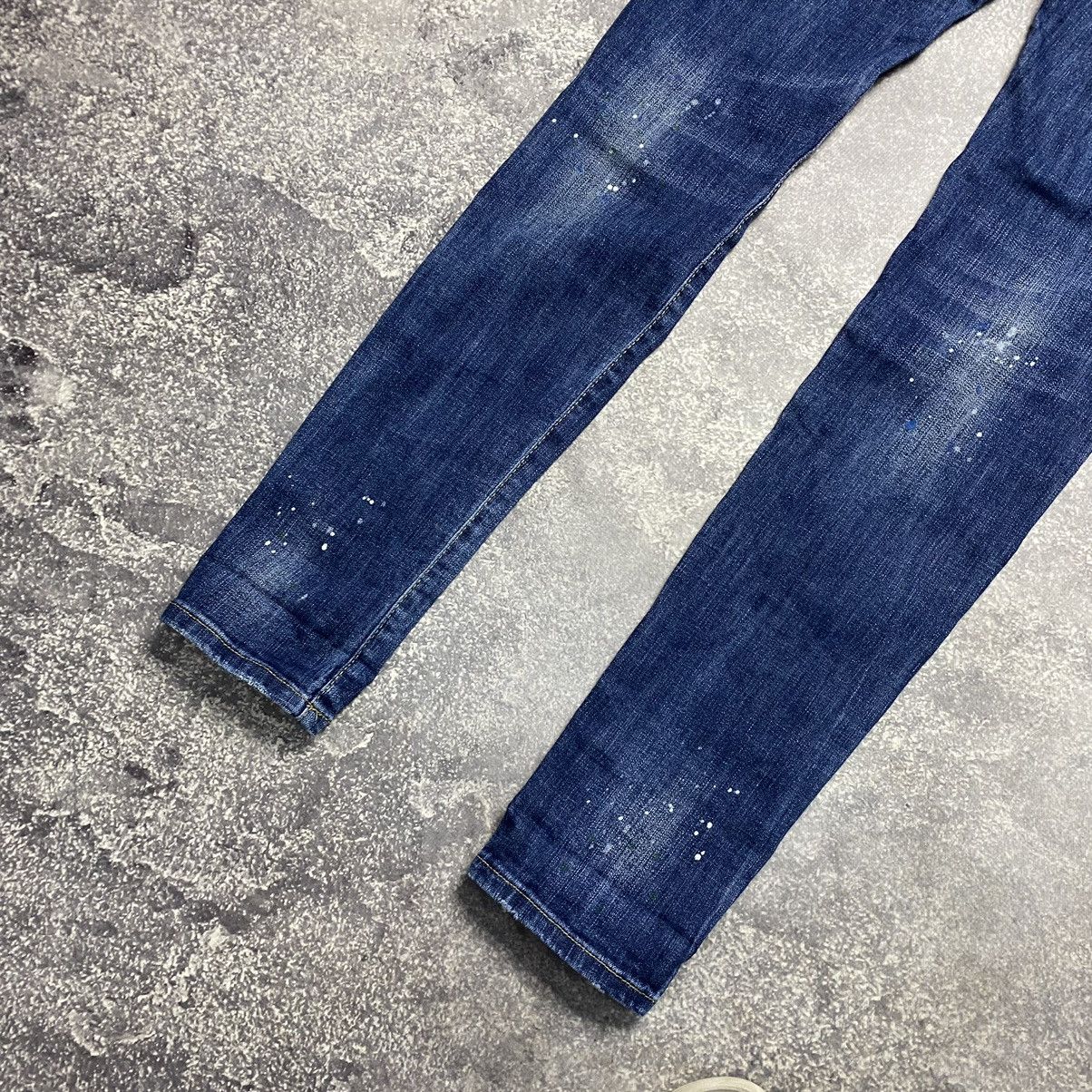 Dsquared2 Luxury Dsquared2 Hype y2k blue denim destressed style jeans Size US 30 / EU 46 - 17 Thumbnail