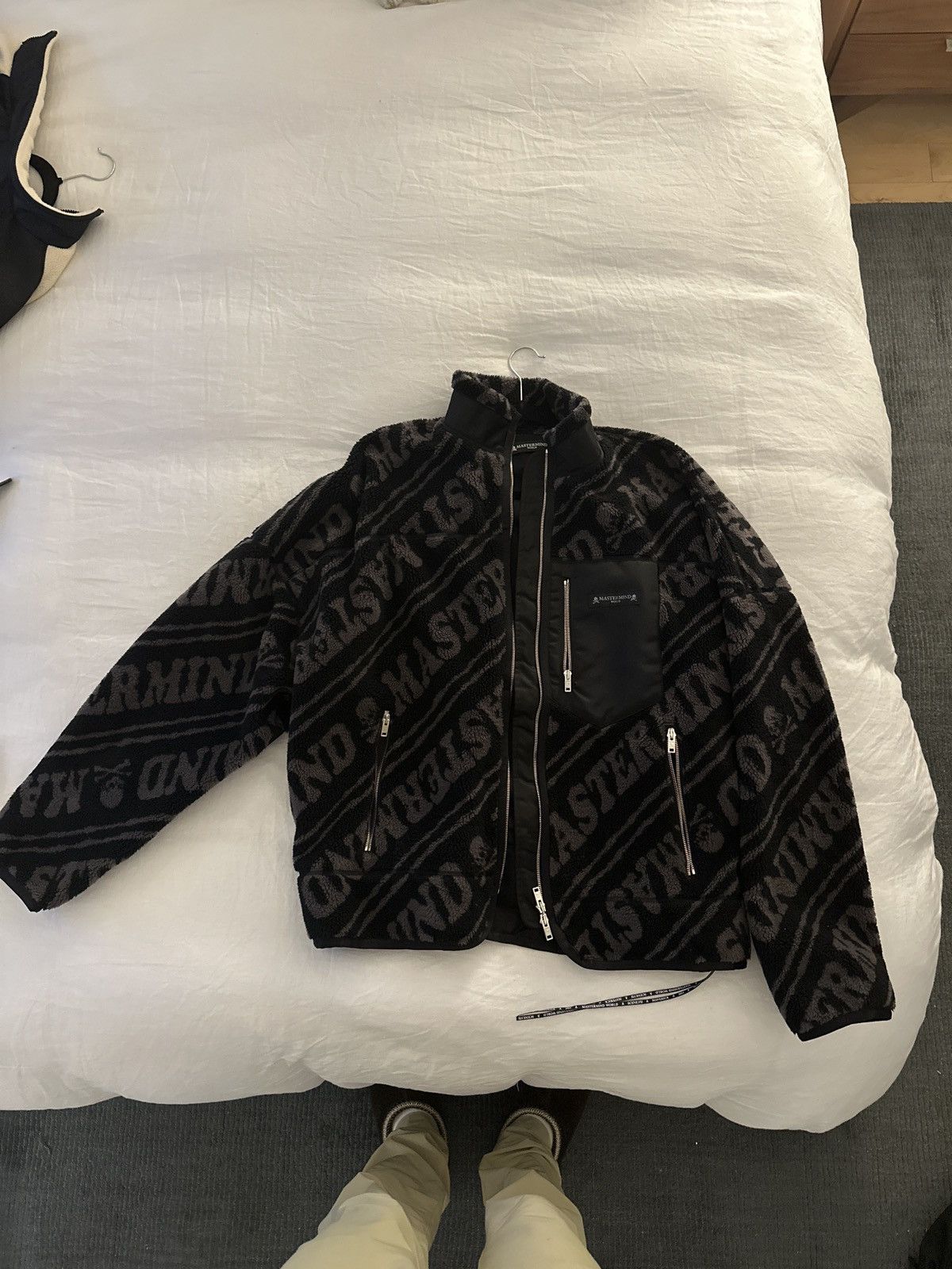 Mastermind World Mastermind World Logo Pattern High Neck Jacket Black Size US L / EU 52-54 / 3 - 1 Thumbnail