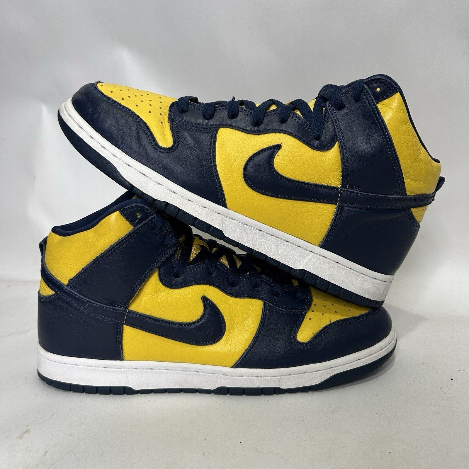 Nike Nike Dunk High SP Retro “Michigan” 2020 Size US 12 / EU 45 - 1 Thumbnail